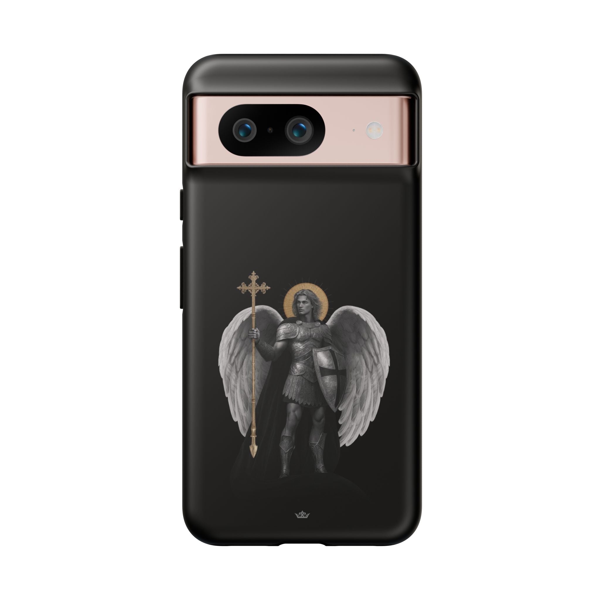 St. Michael the Archangel Victorious Hard Phone Case (Dark Night) - VENXARA