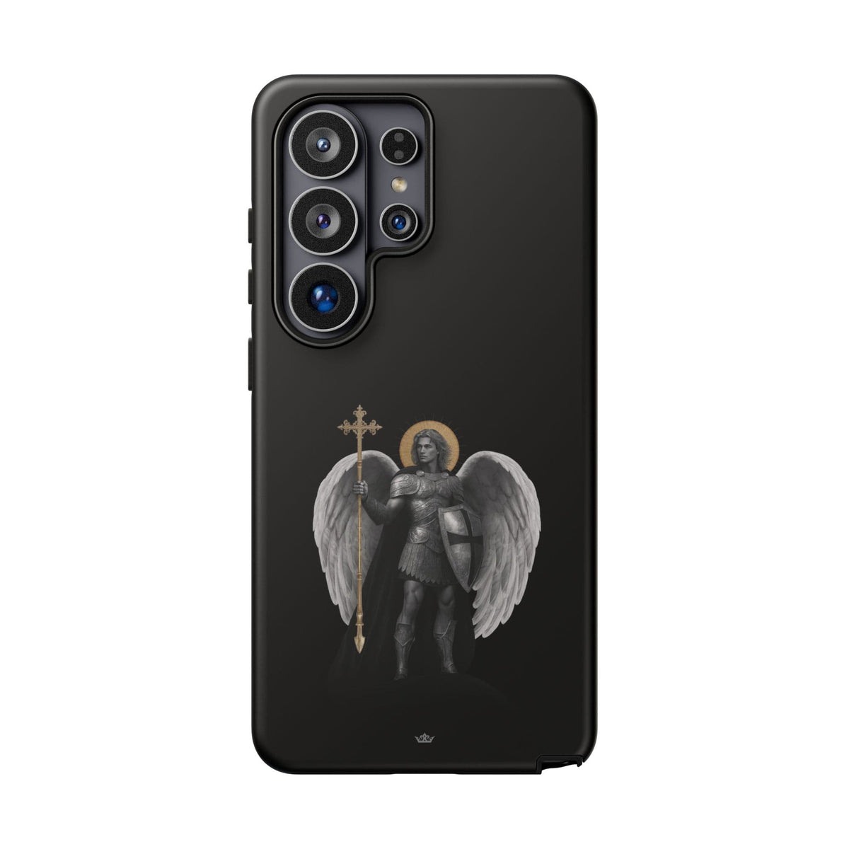 St. Michael the Archangel Victorious Hard Phone Case (Dark Night) Copyright VENXARA