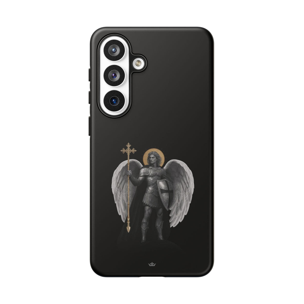 St. Michael the Archangel Victorious Hard Phone Case (Dark Night) Copyright VENXARA