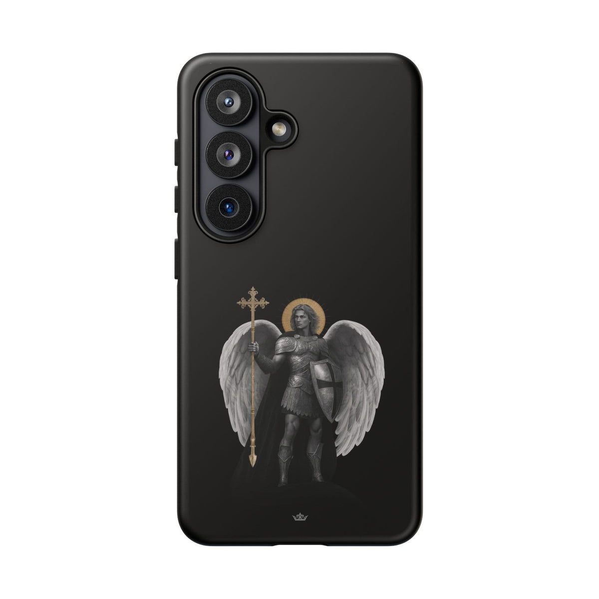 St. Michael the Archangel Victorious Hard Phone Case (Dark Night) Copyright VENXARA
