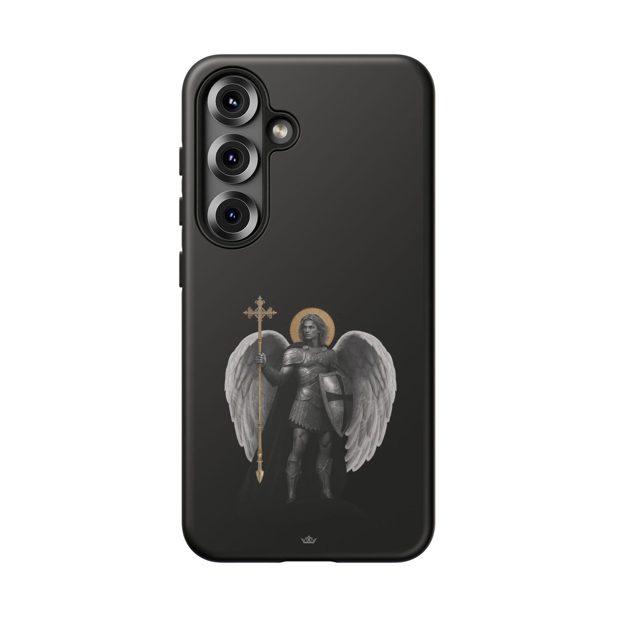 St. Michael the Archangel Victorious Hard Phone Case (Dark Night) Copyright VENXARA