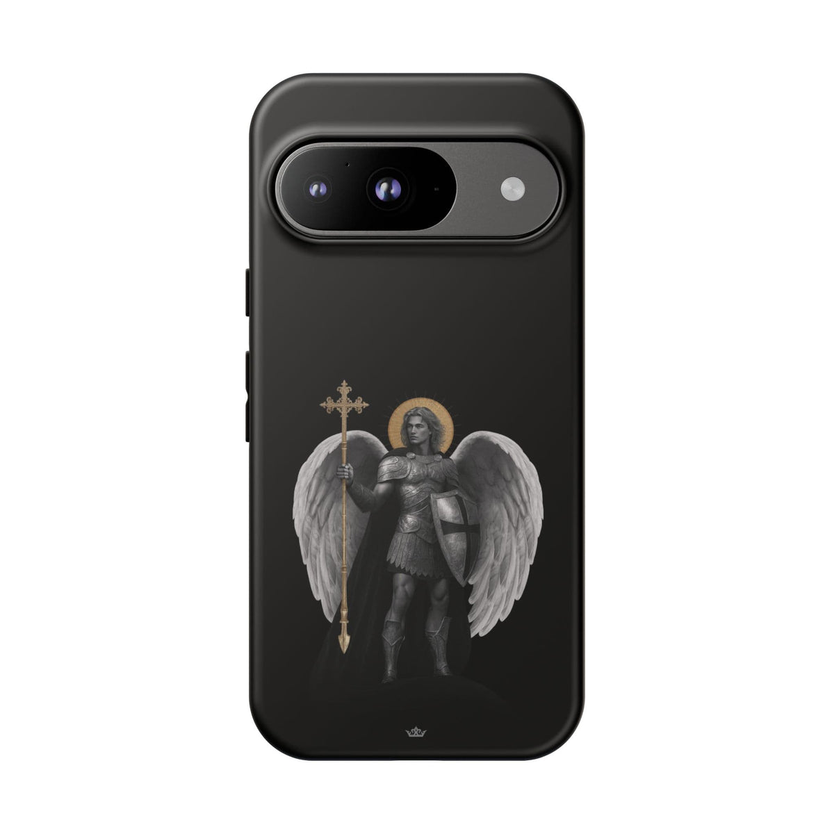 St. Michael the Archangel Victorious Hard Phone Case (Dark Night) Copyright VENXARA