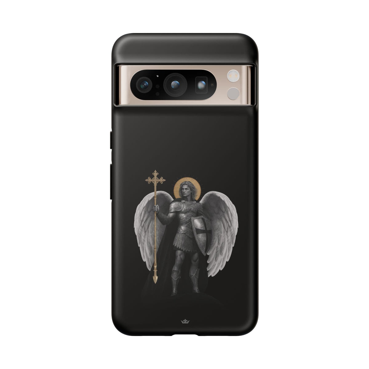 St. Michael the Archangel Victorious Hard Phone Case (Dark Night) Copyright VENXARA