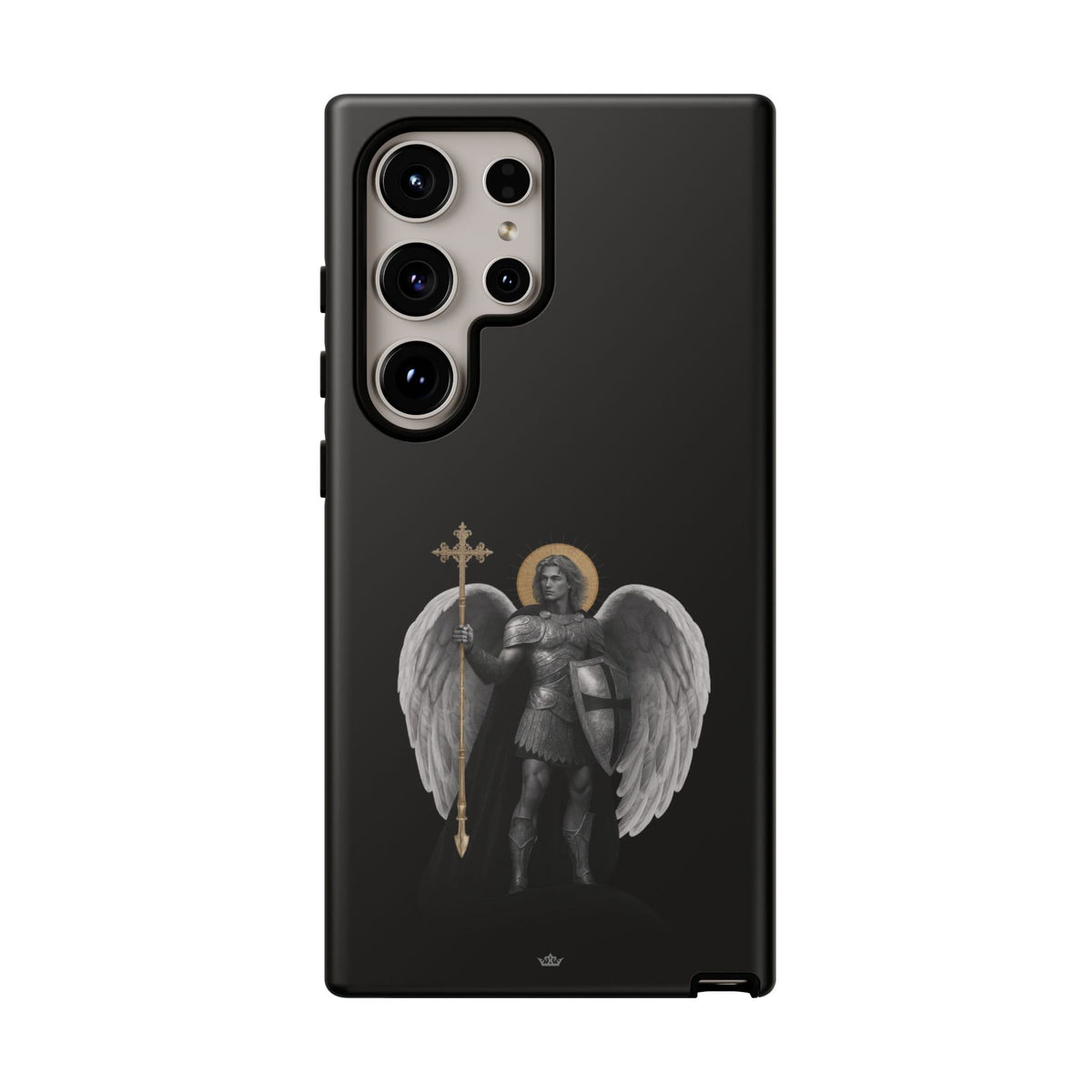 St. Michael the Archangel Victorious Hard Phone Case (Dark Night) Copyright VENXARA