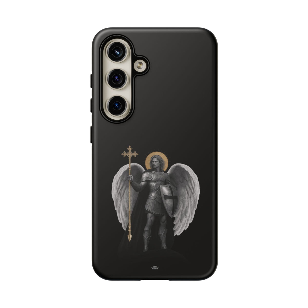 St. Michael the Archangel Victorious Hard Phone Case (Dark Night) Copyright VENXARA