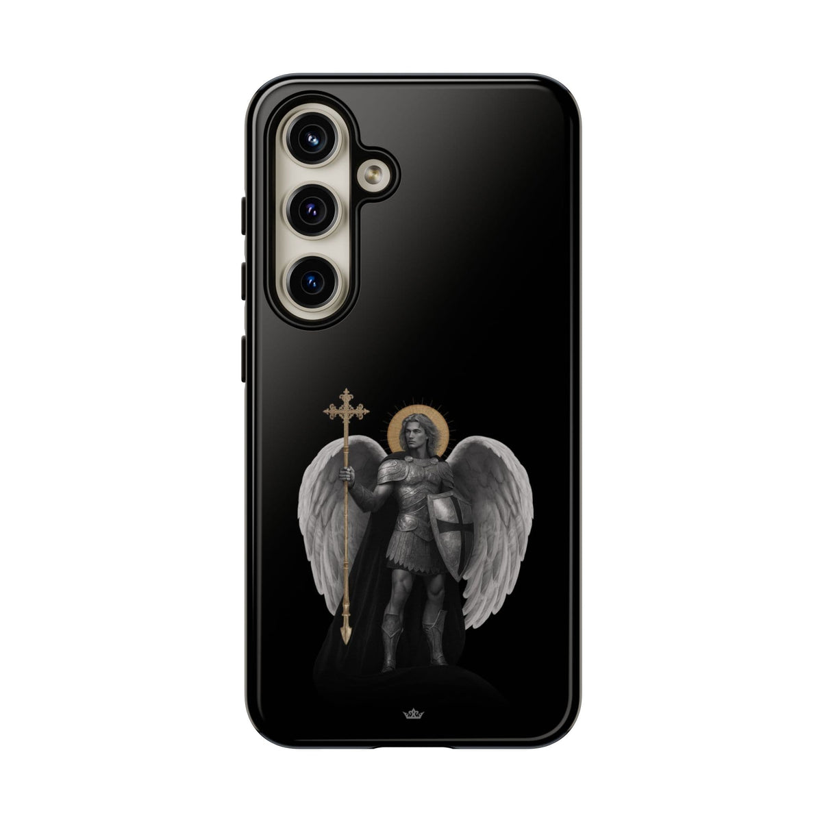 St. Michael the Archangel Victorious Hard Phone Case (Dark Night) Copyright VENXARA