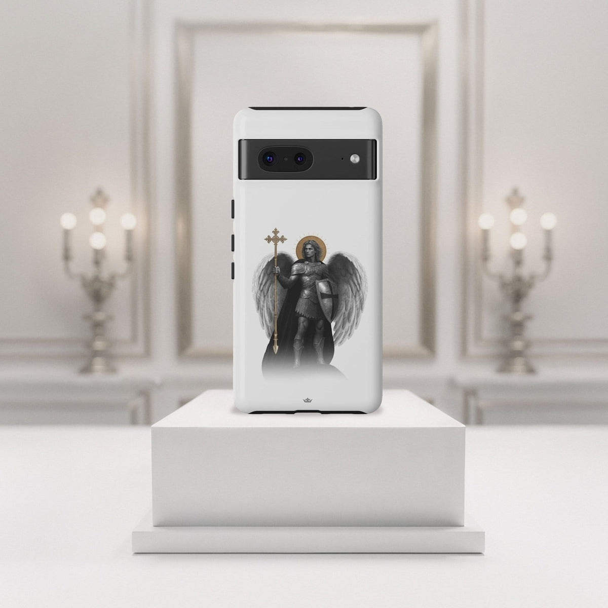 St. Michael the Archangel Victorious Hard Phone Case (Lumiere) Copyright VENXARA