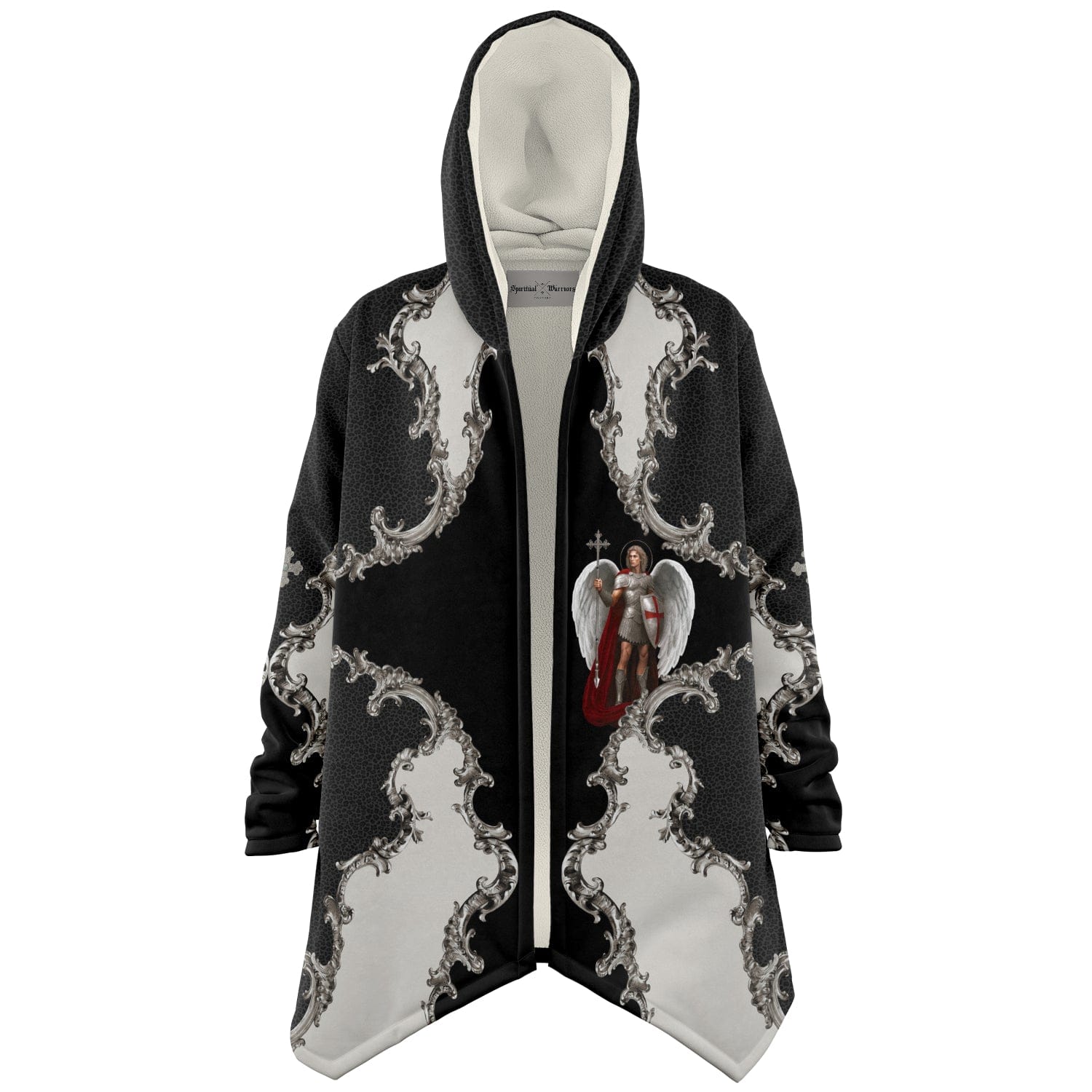 St. Michael the Archangel Microfleece Cloak (Baroque Leopard)