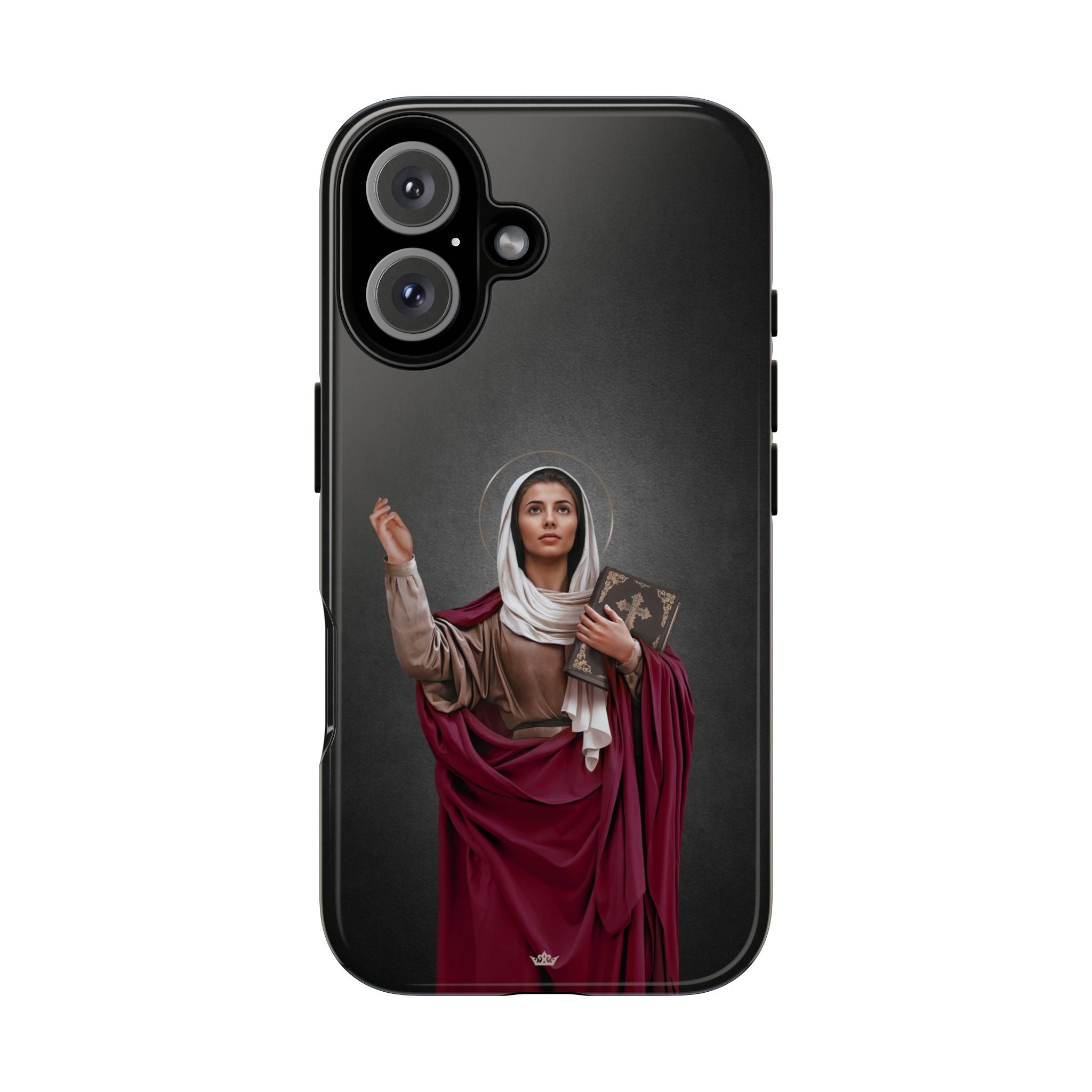 St. Monica Hard Phone Case (Dark) - VENXARA®