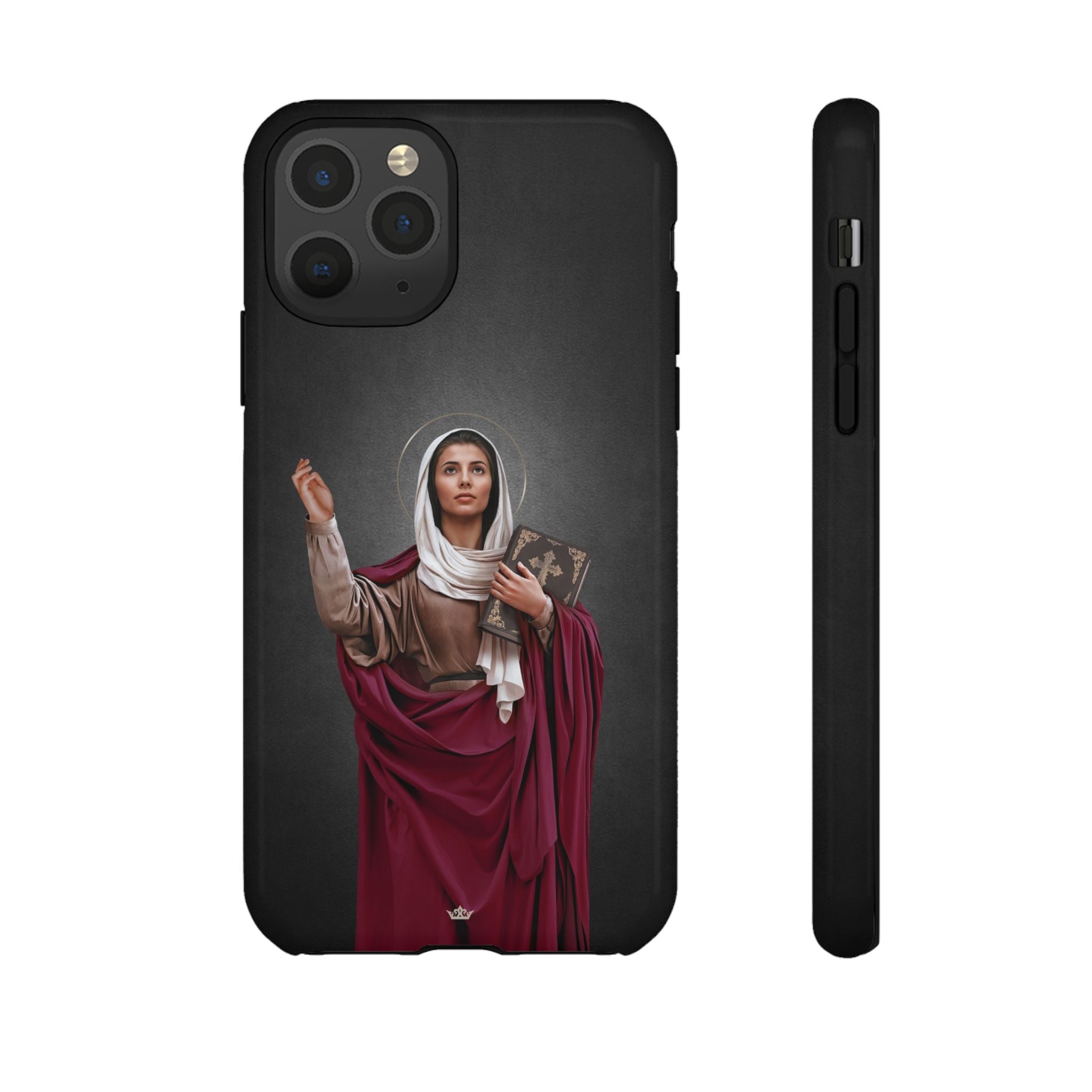 St. Monica Hard Phone Case (Dark) - VENXARA®