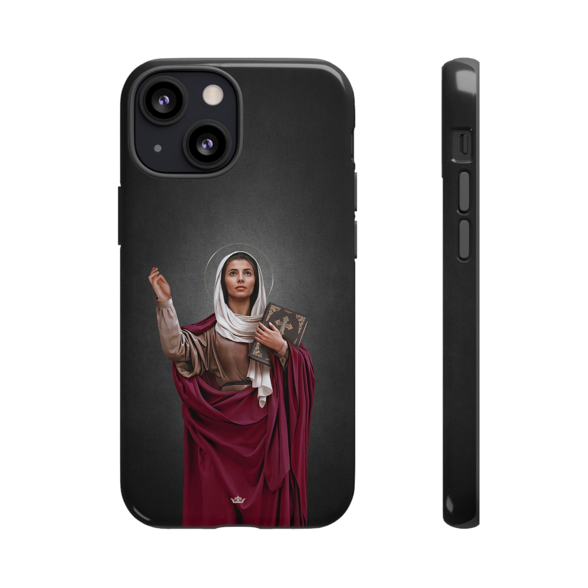 St. Monica Hard Phone Case (Dark) - VENXARA®