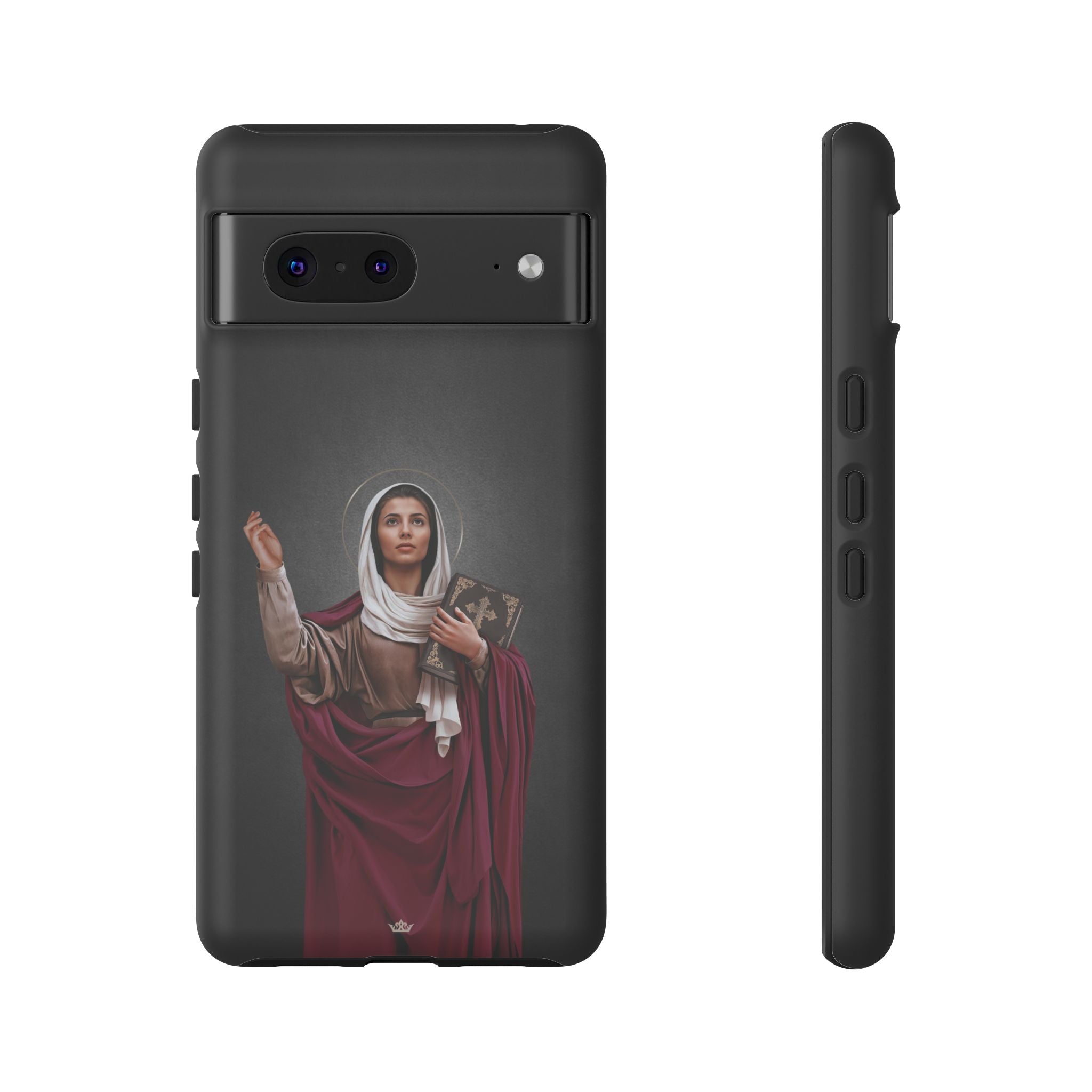 St. Monica Hard Phone Case (Dark) - VENXARA®