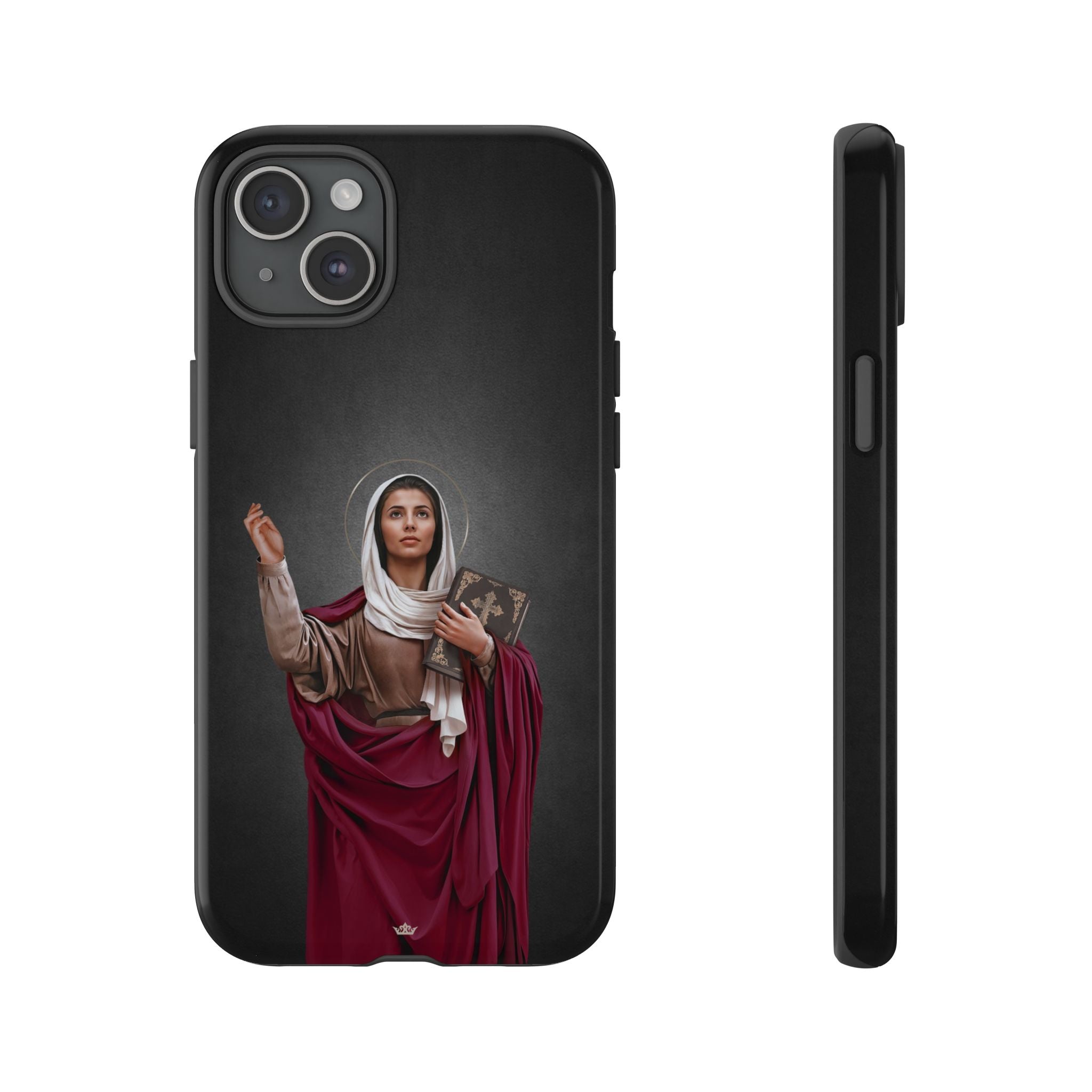 St. Monica Hard Phone Case (Dark) - VENXARA®