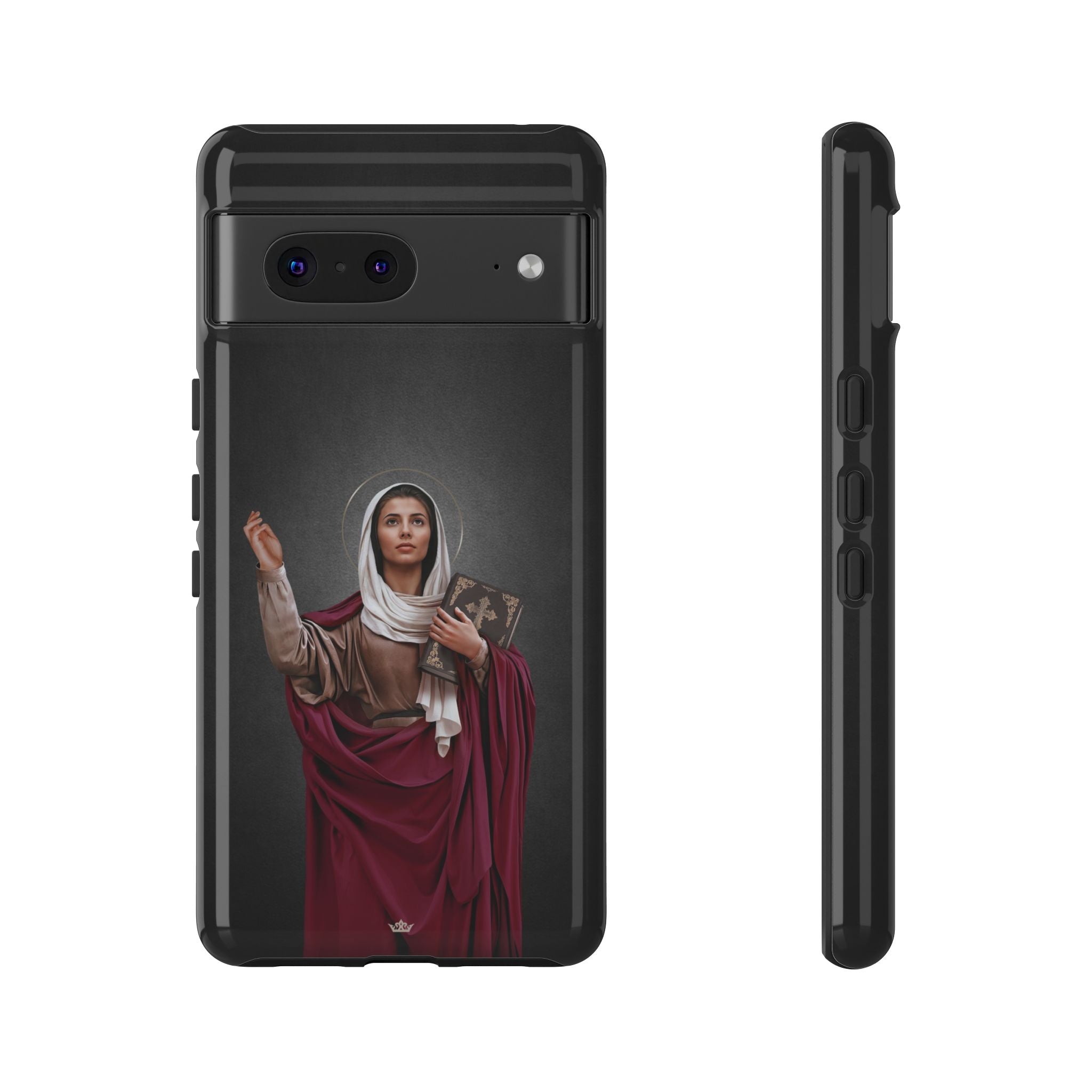 St. Monica Hard Phone Case (Dark) - VENXARA®
