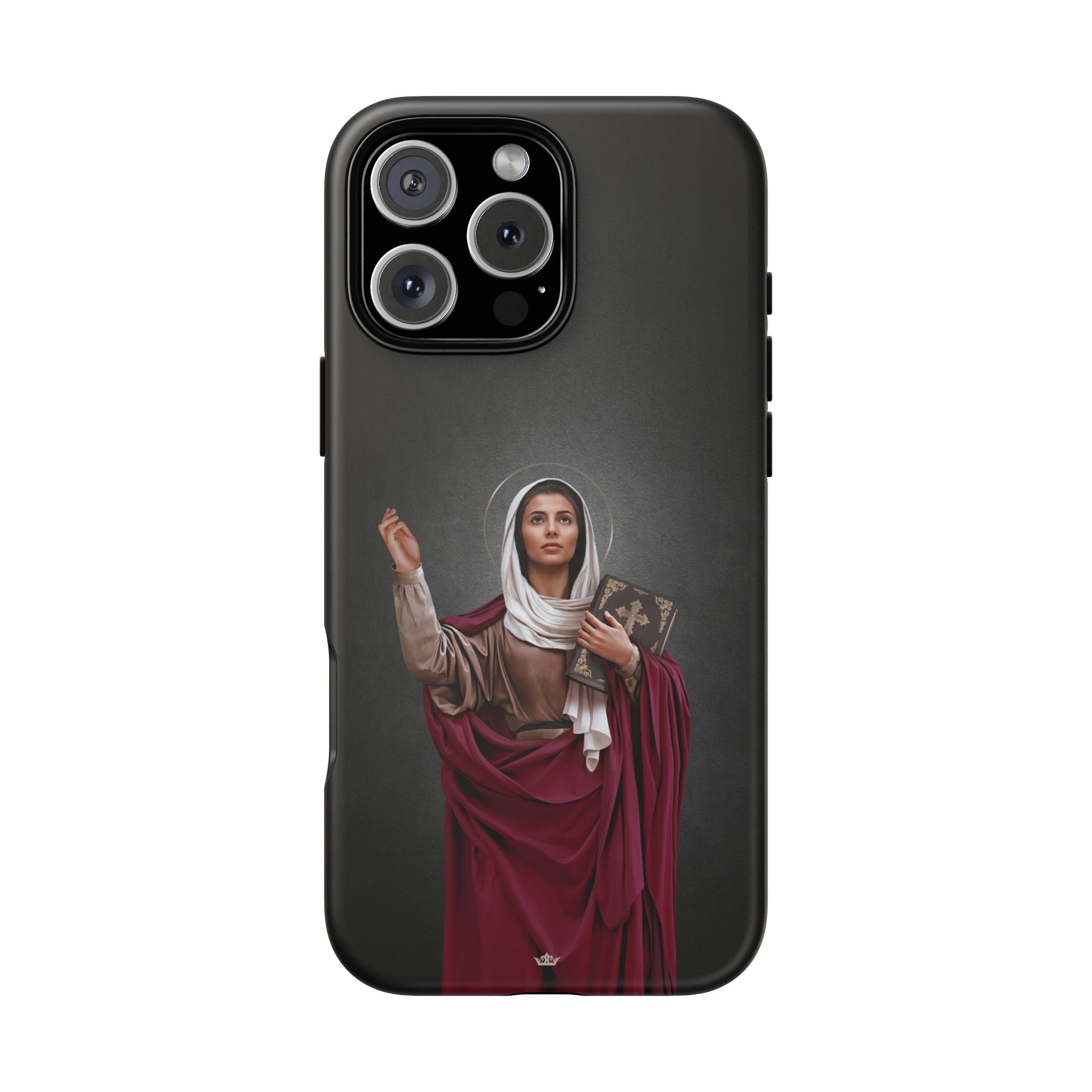 St. Monica Hard Phone Case (Dark) - VENXARA®