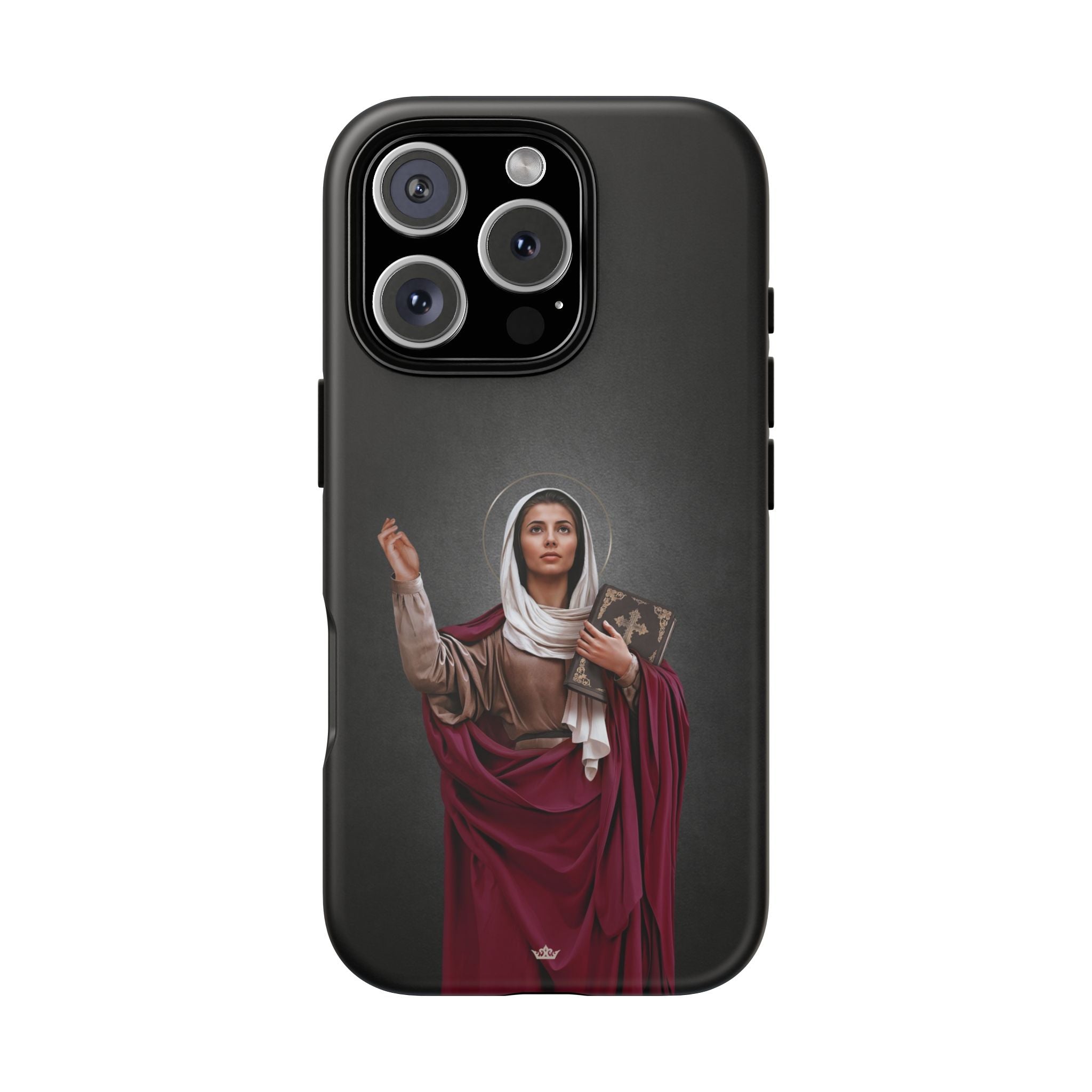 St. Monica Hard Phone Case (Dark) - VENXARA®