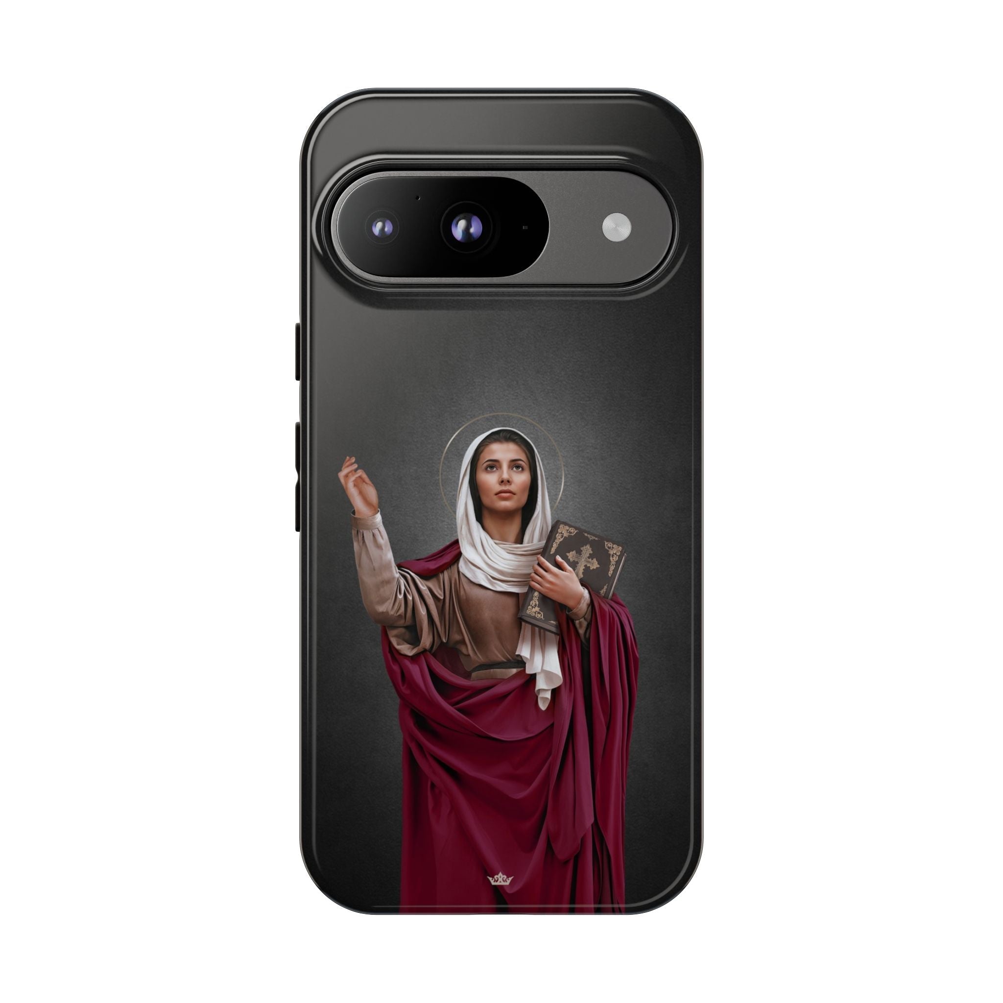 St. Monica Hard Phone Case (Dark) - VENXARA®
