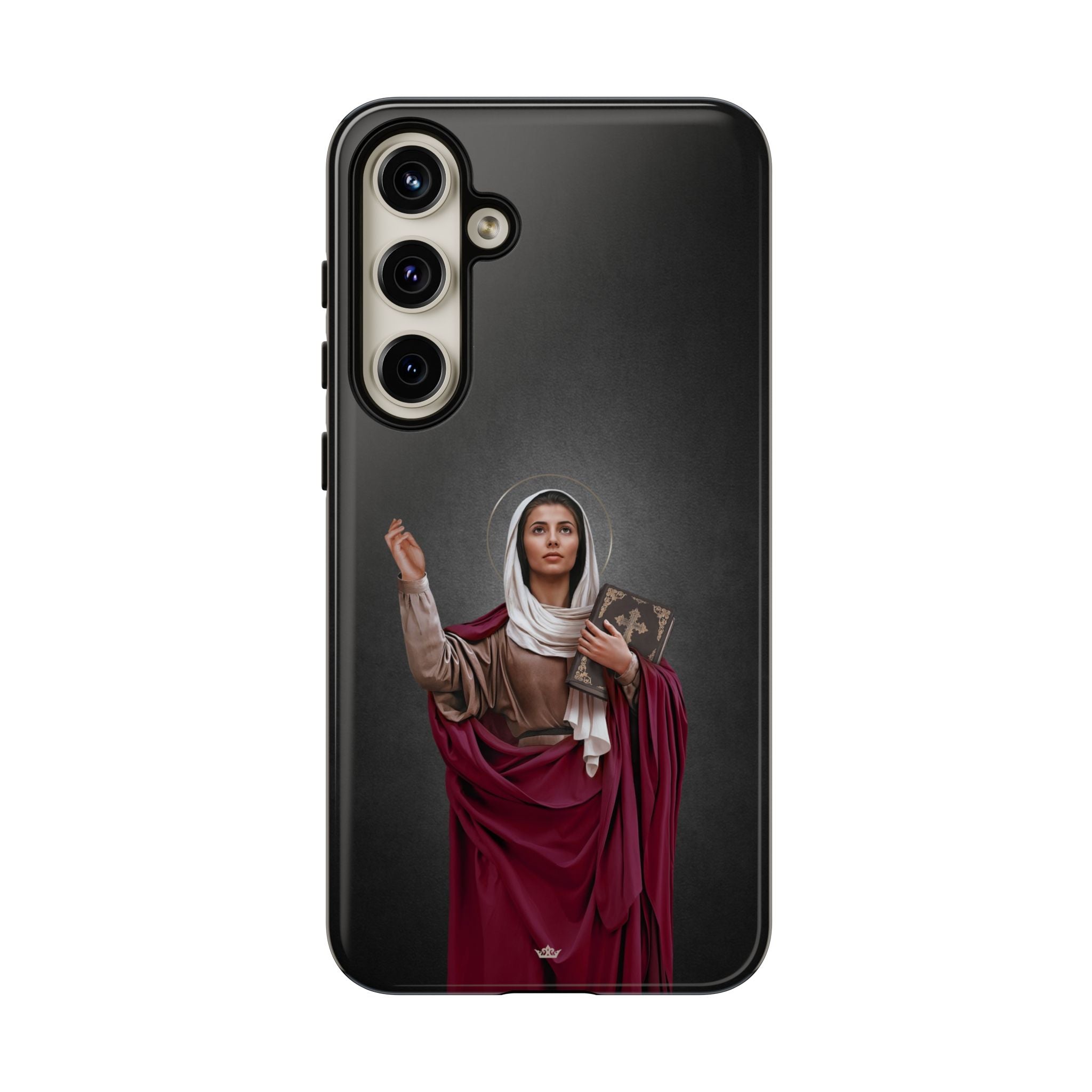 St. Monica Hard Phone Case (Dark) - VENXARA®