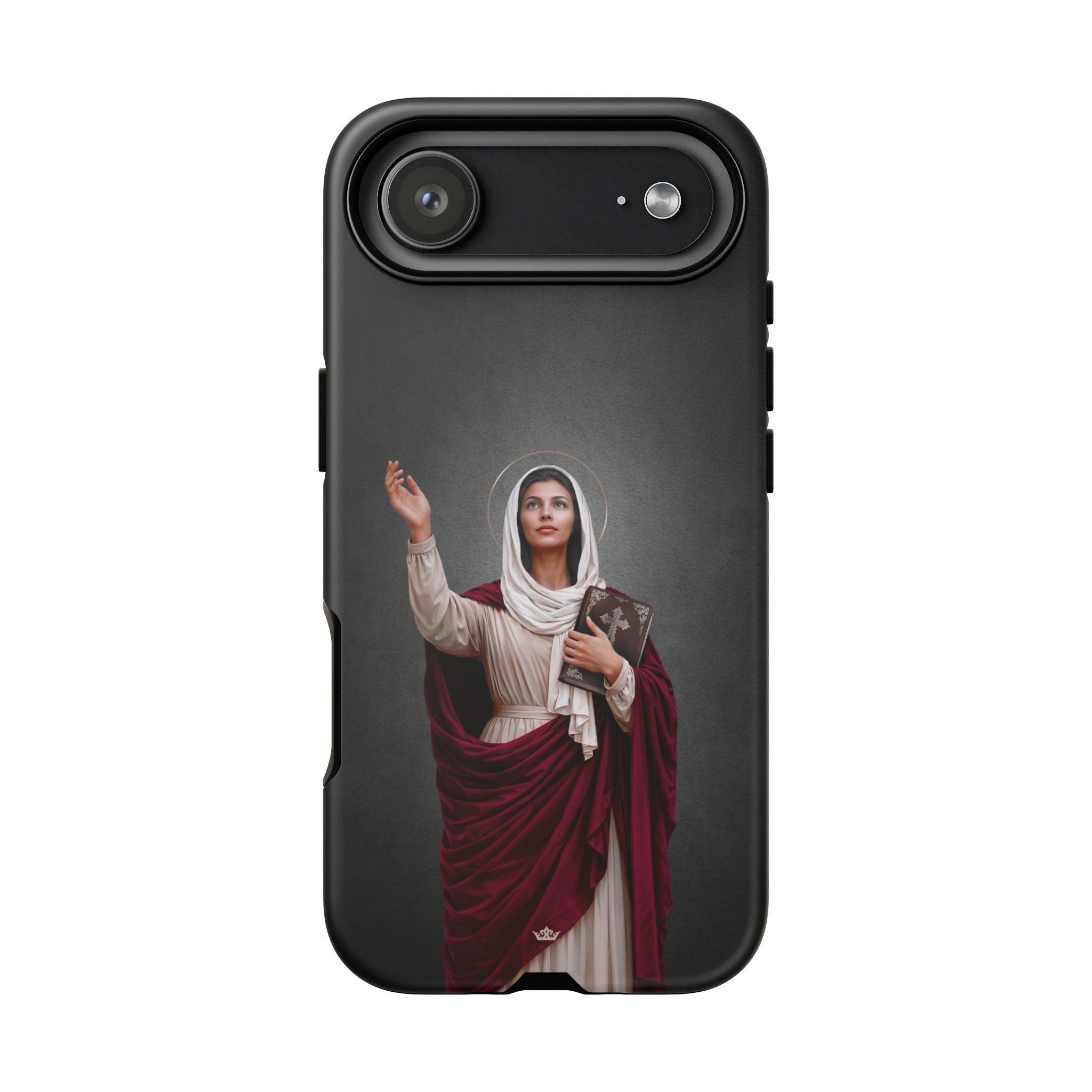 St. Monica Hard Phone Case (Dark) - Venxara
