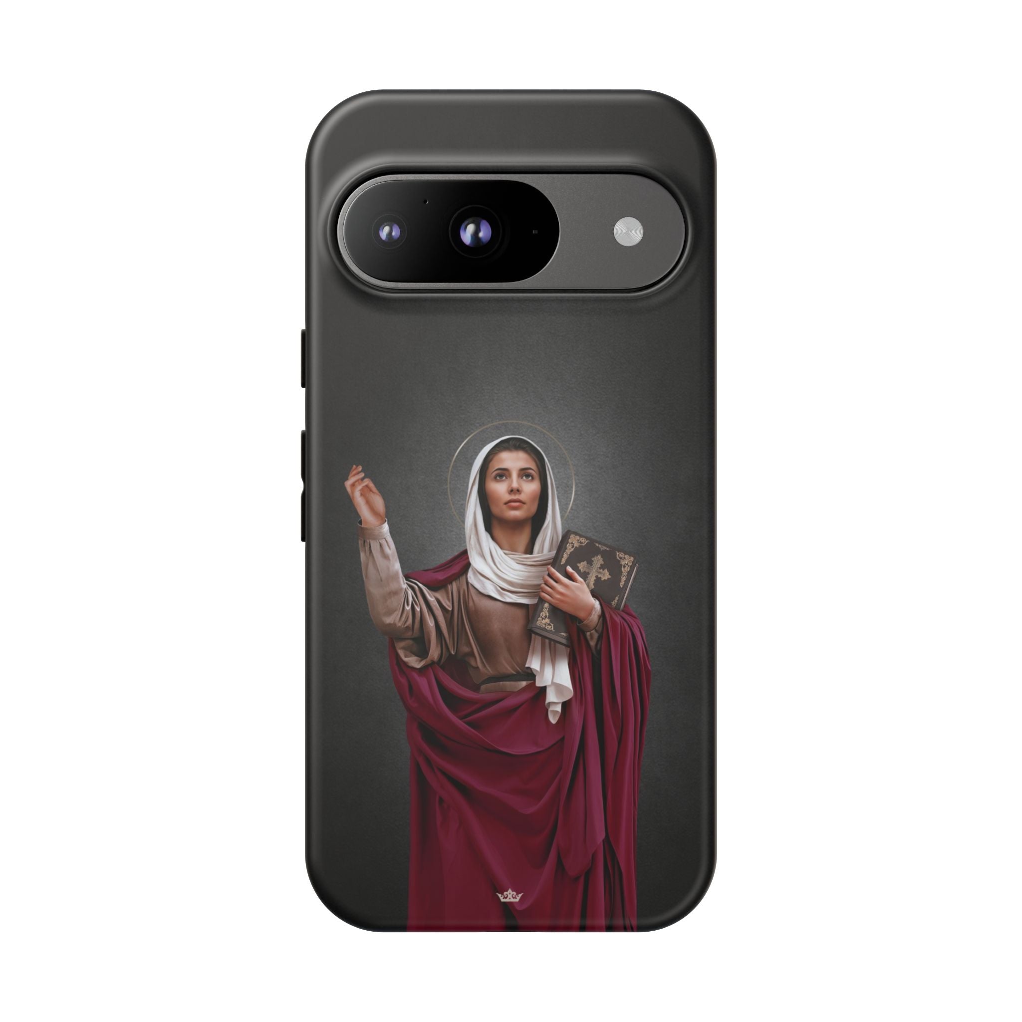 St. Monica Hard Phone Case (Dark) - VENXARA®