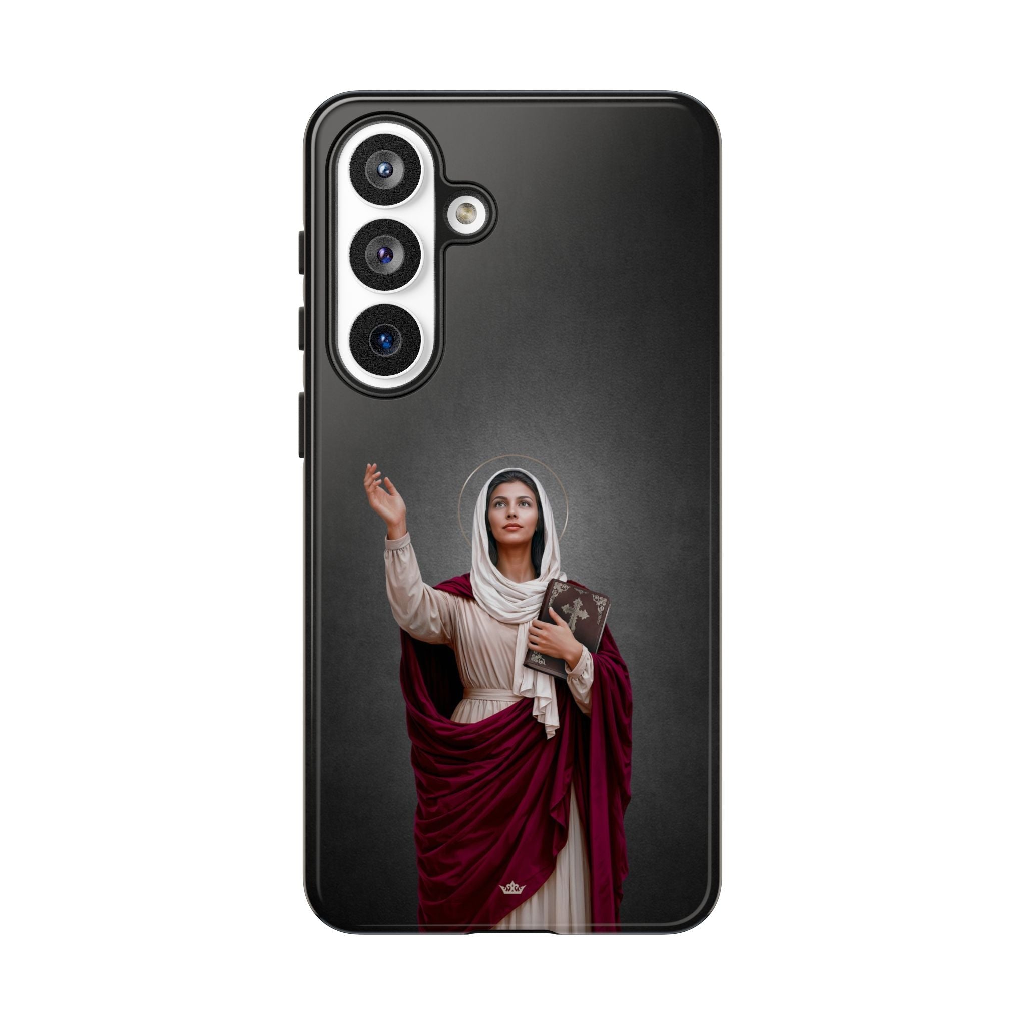 St. Monica Hard Phone Case (Dark) - Venxara