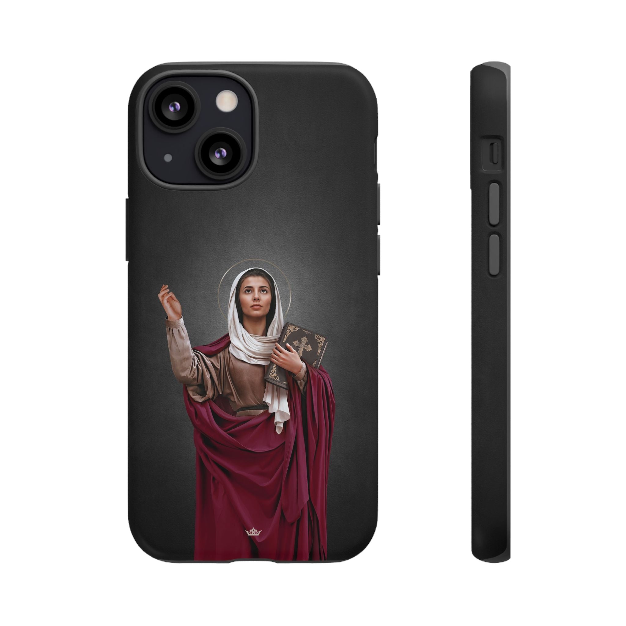 St. Monica Hard Phone Case (Dark) - VENXARA®