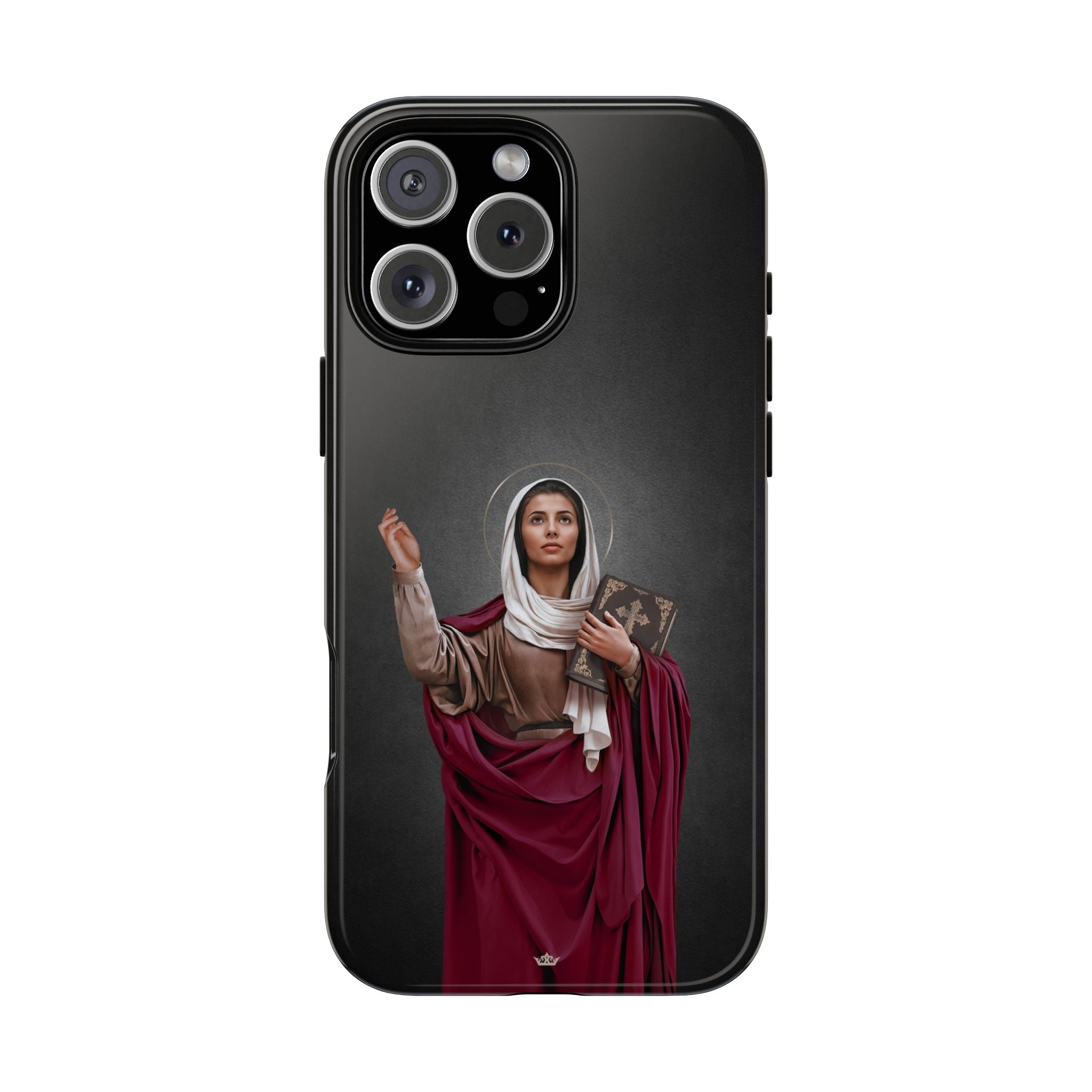 St. Monica Hard Phone Case (Dark) - VENXARA®
