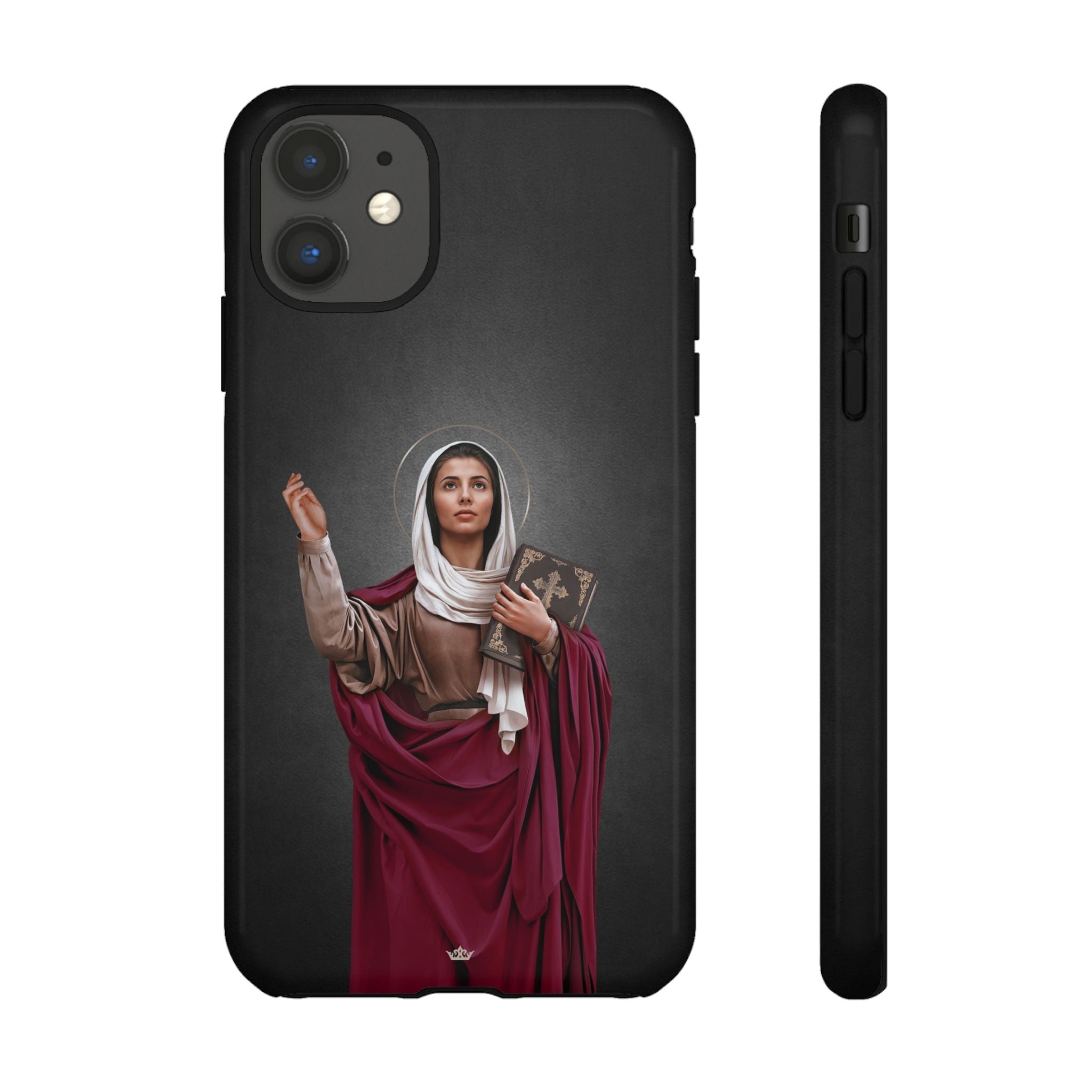 St. Monica Hard Phone Case (Dark) - VENXARA®