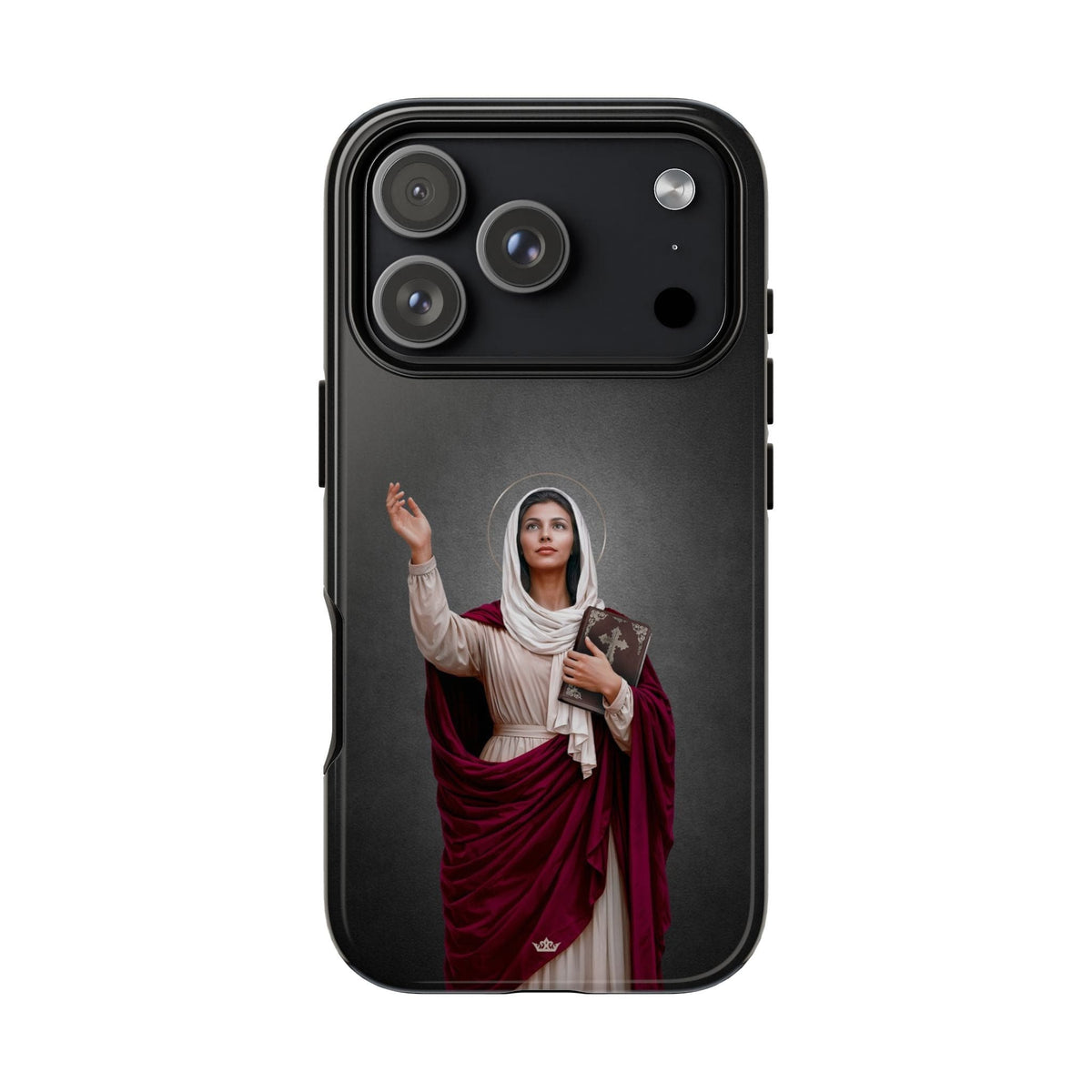 St. Monica Hard Phone Case (Dark) Copyright VENXARA