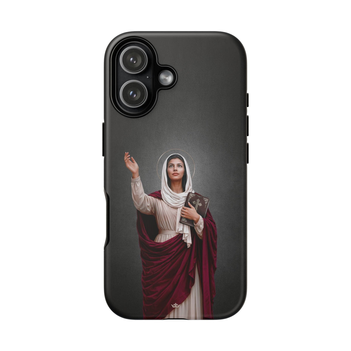 St. Monica Hard Phone Case (Dark) Copyright VENXARA