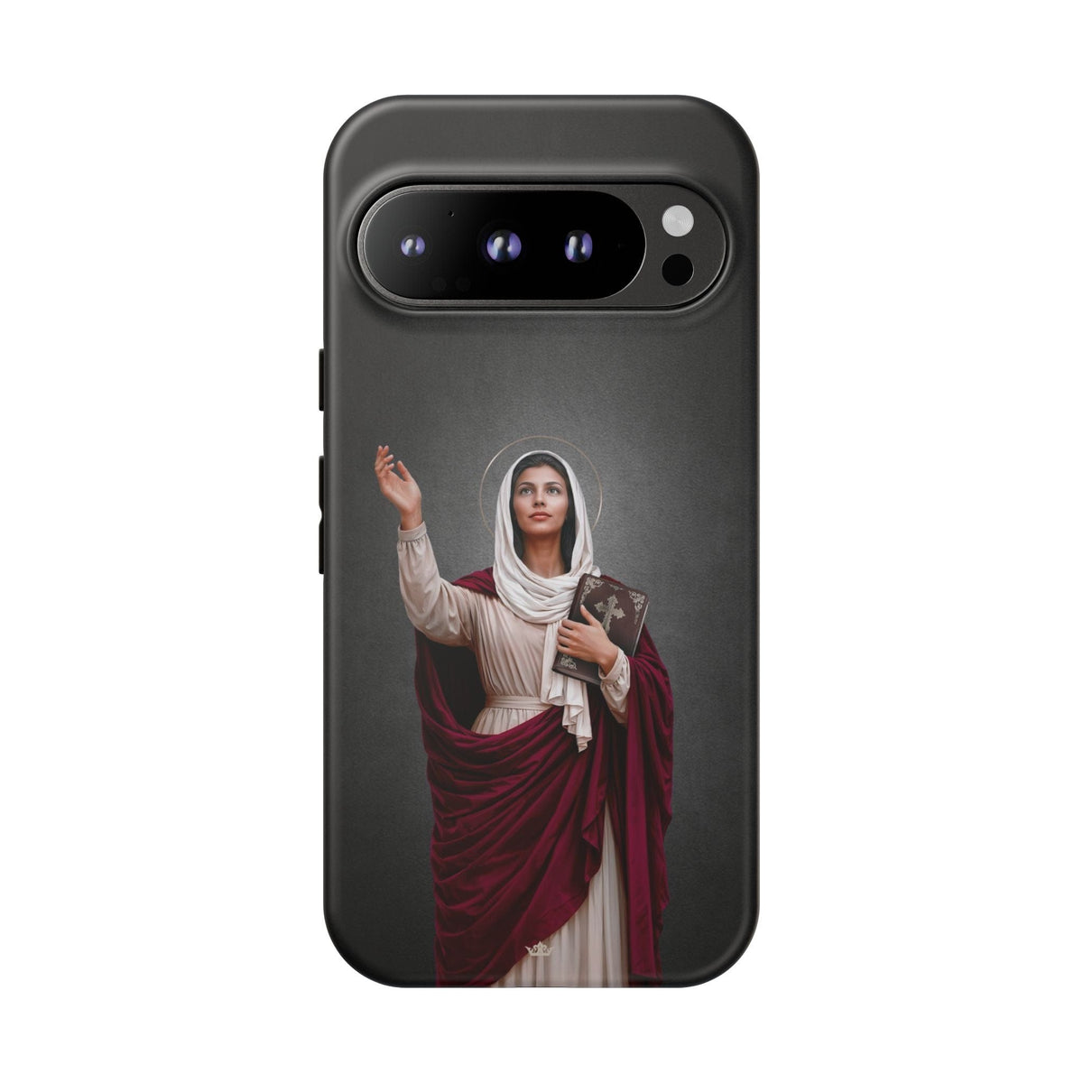St. Monica Hard Phone Case (Dark) Copyright VENXARA
