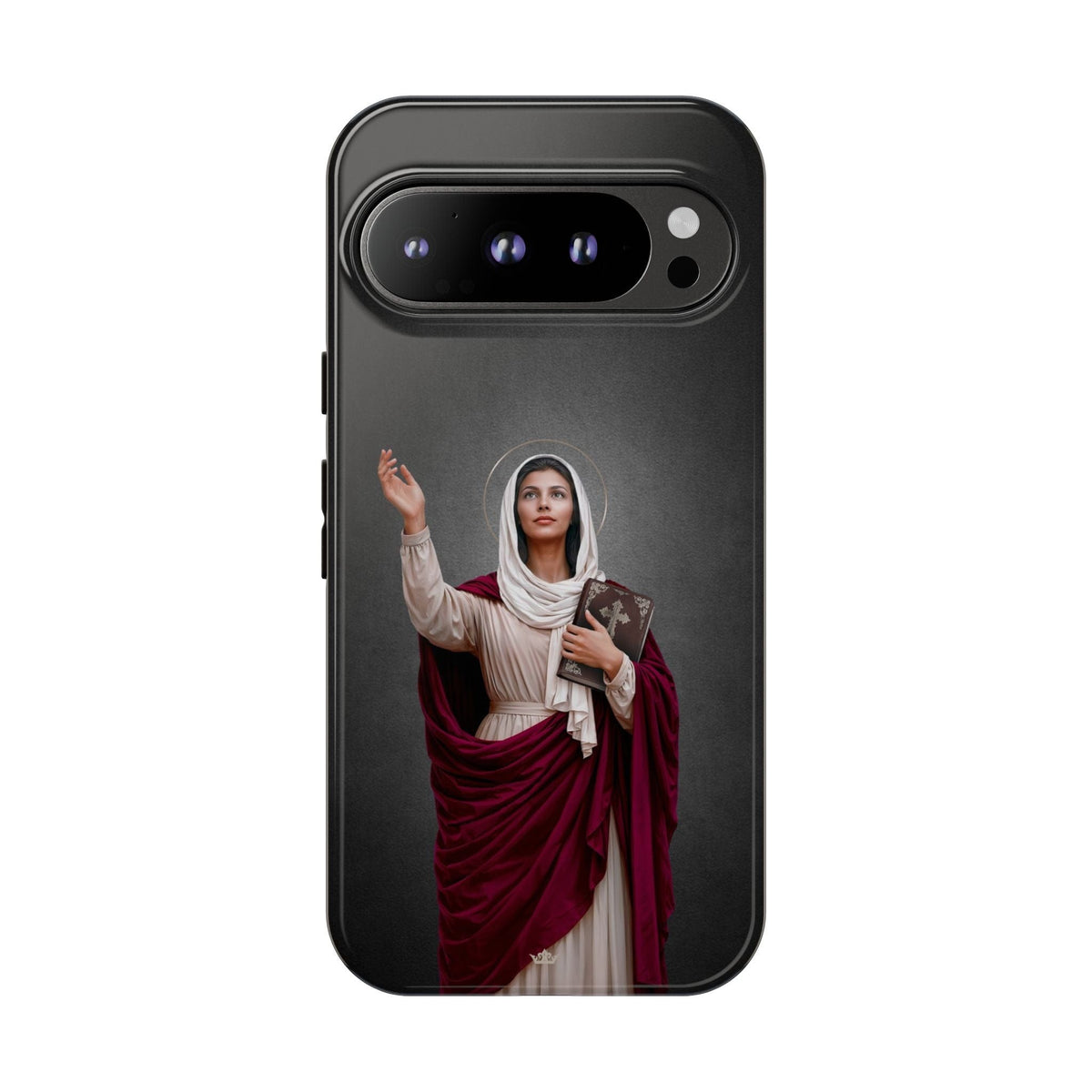 St. Monica Hard Phone Case (Dark) Copyright VENXARA