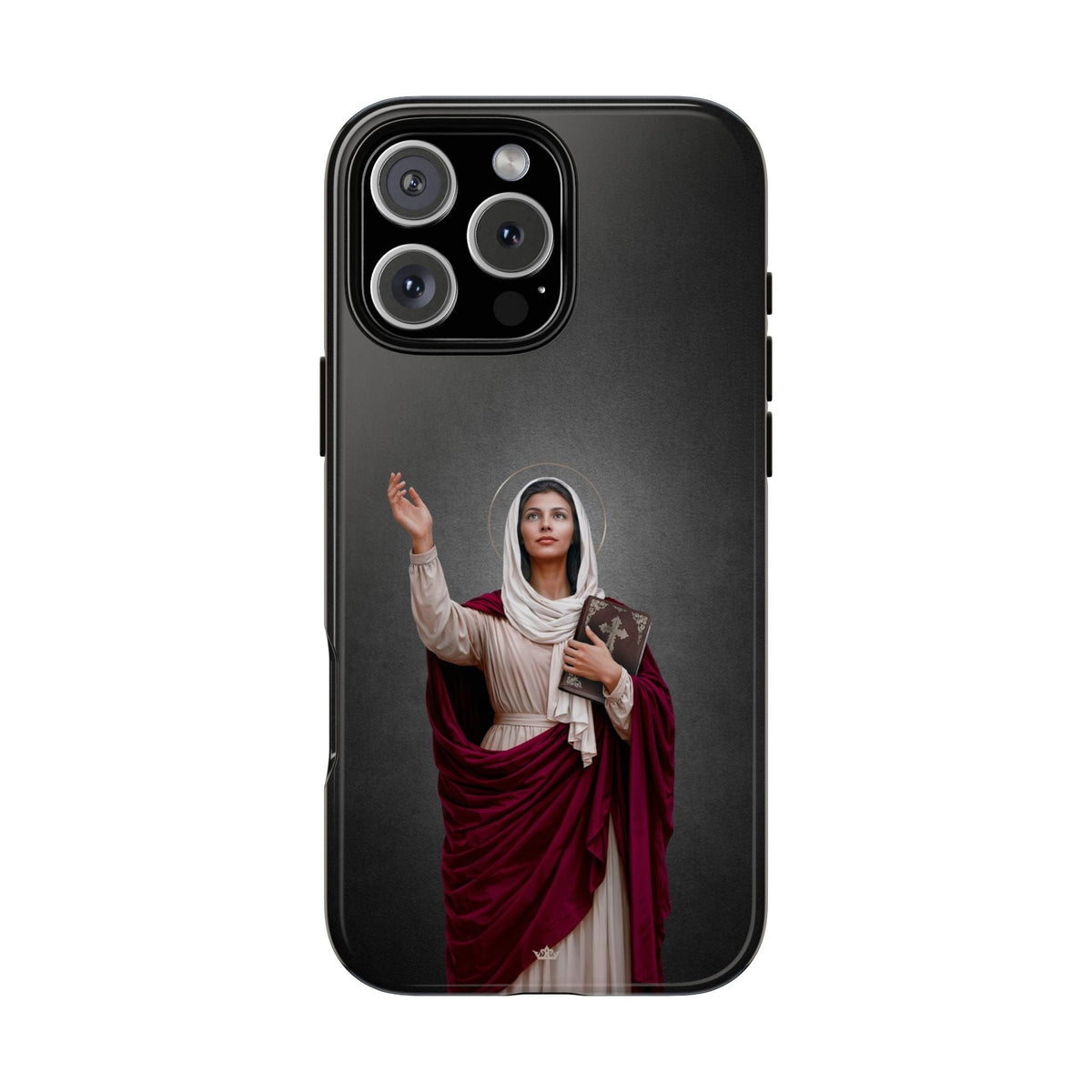 St. Monica Hard Phone Case (Dark) Copyright VENXARA