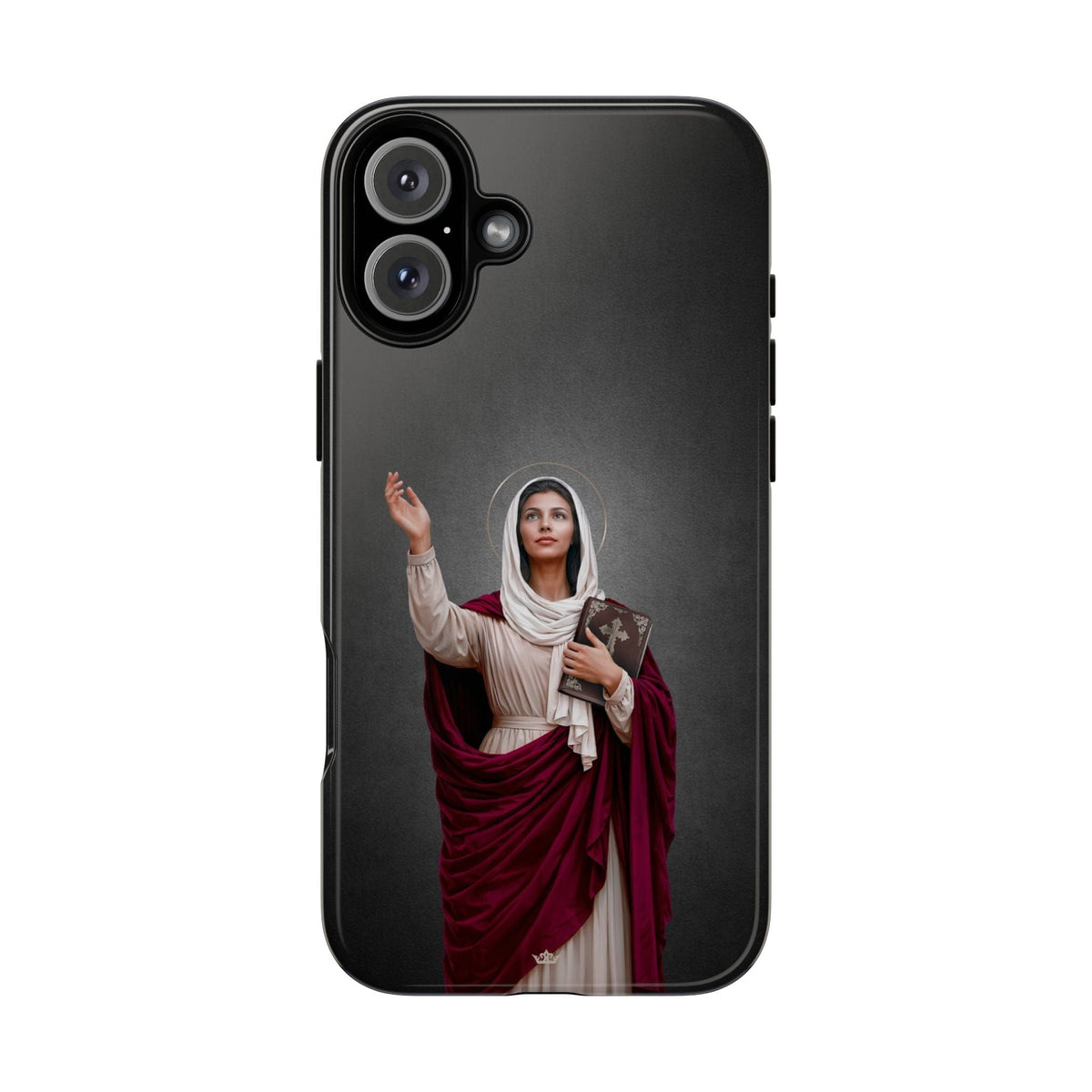 St. Monica Hard Phone Case (Dark) Copyright VENXARA