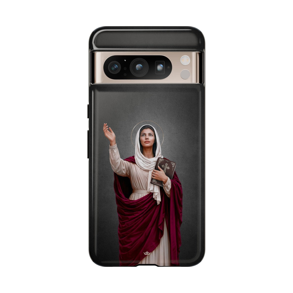 St. Monica Hard Phone Case (Dark) Copyright VENXARA