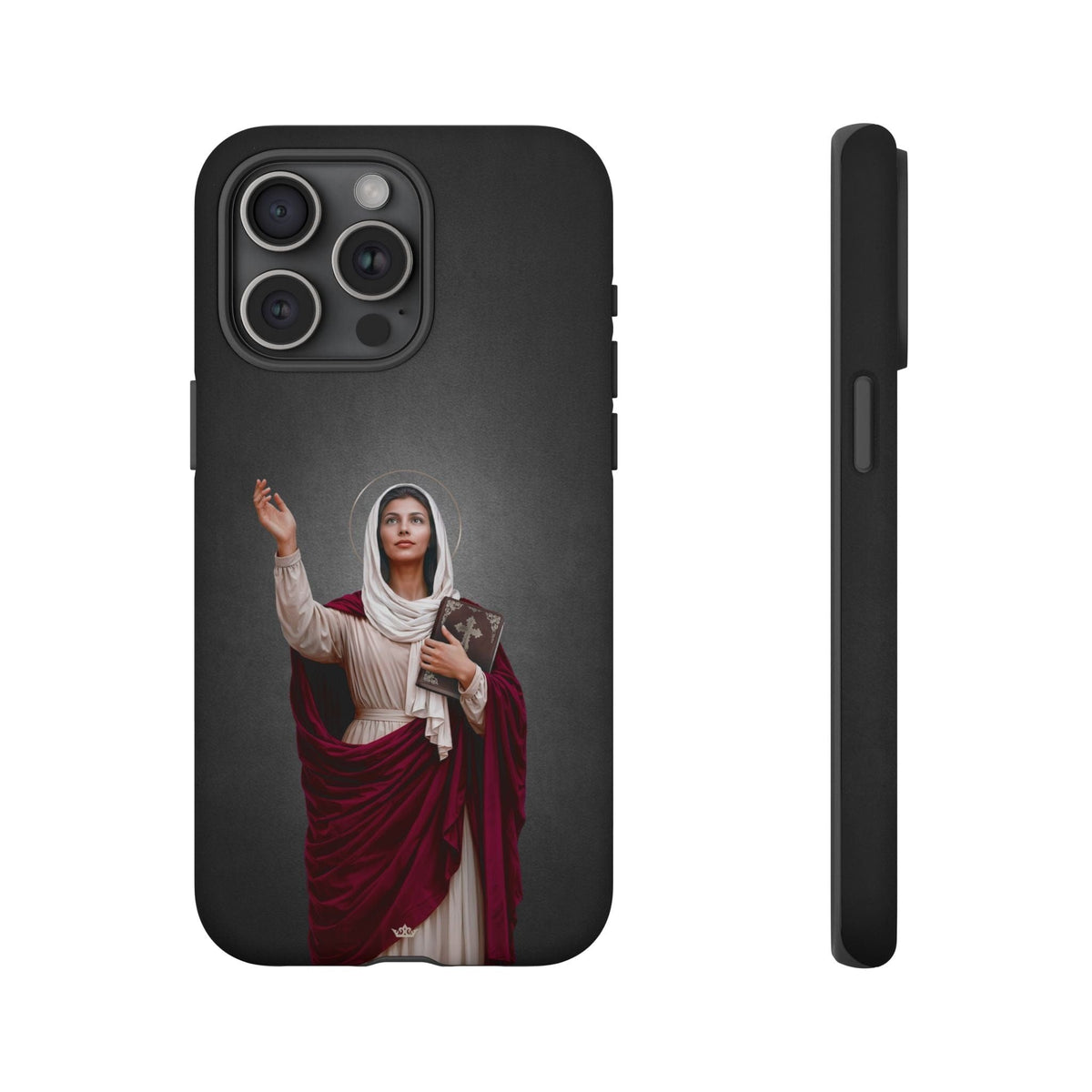 St. Monica Hard Phone Case (Dark) Copyright VENXARA