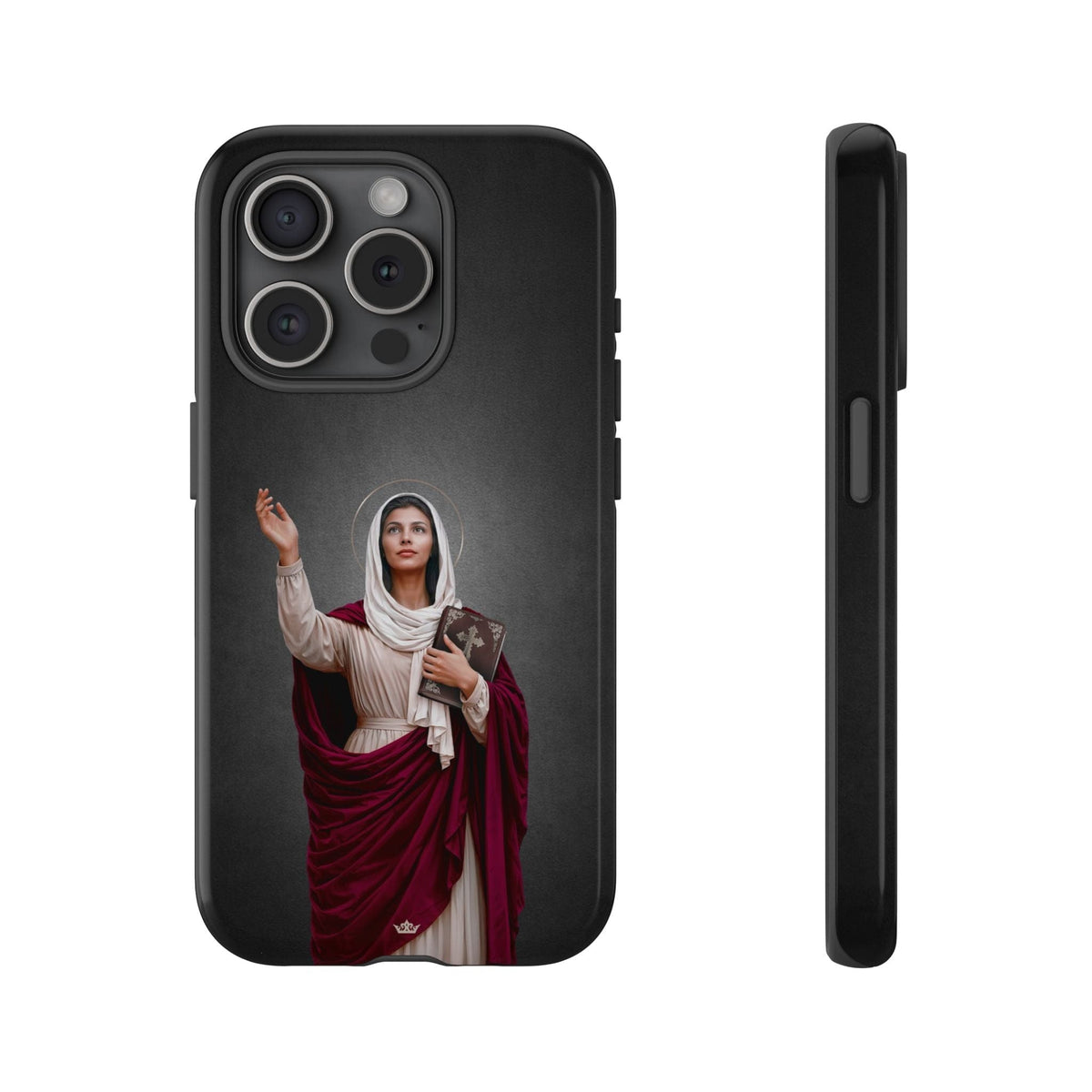 St. Monica Hard Phone Case (Dark) Copyright VENXARA