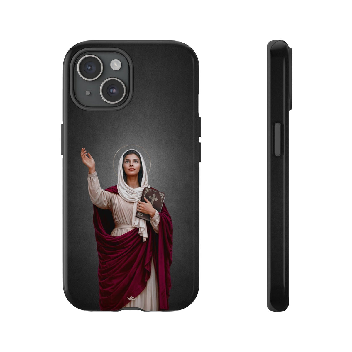 St. Monica Hard Phone Case (Dark) Copyright VENXARA