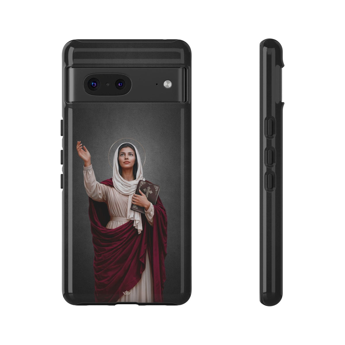 St. Monica Hard Phone Case (Dark) Copyright VENXARA