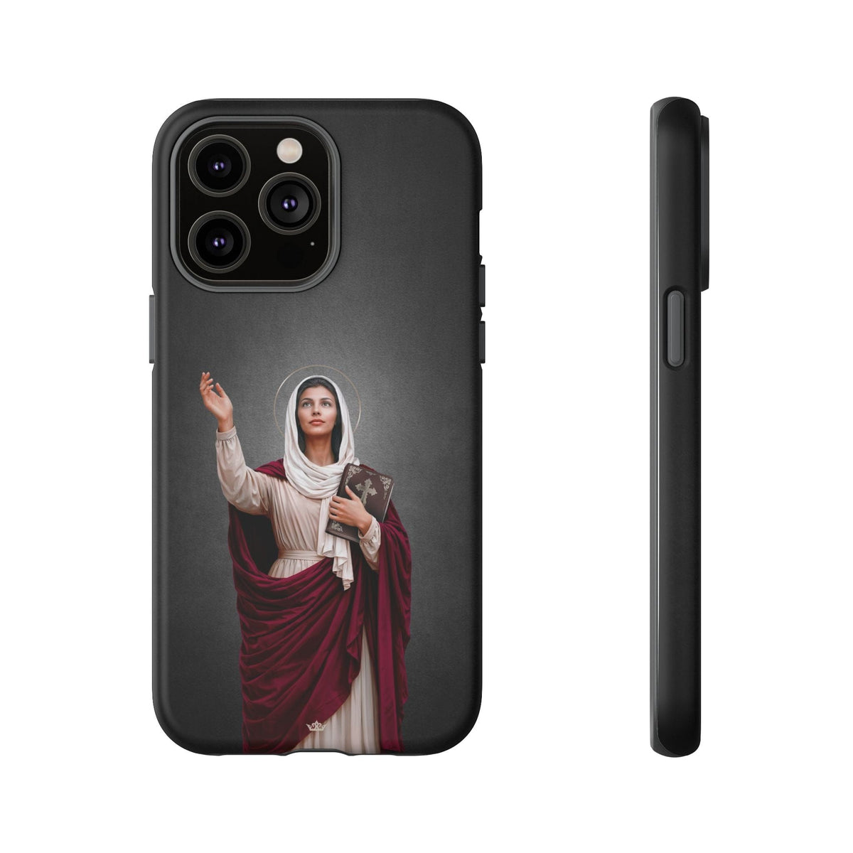 St. Monica Hard Phone Case (Dark) Copyright VENXARA