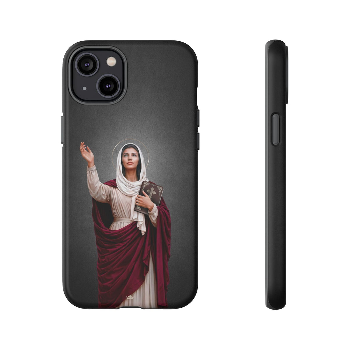 St. Monica Hard Phone Case (Dark) Copyright VENXARA