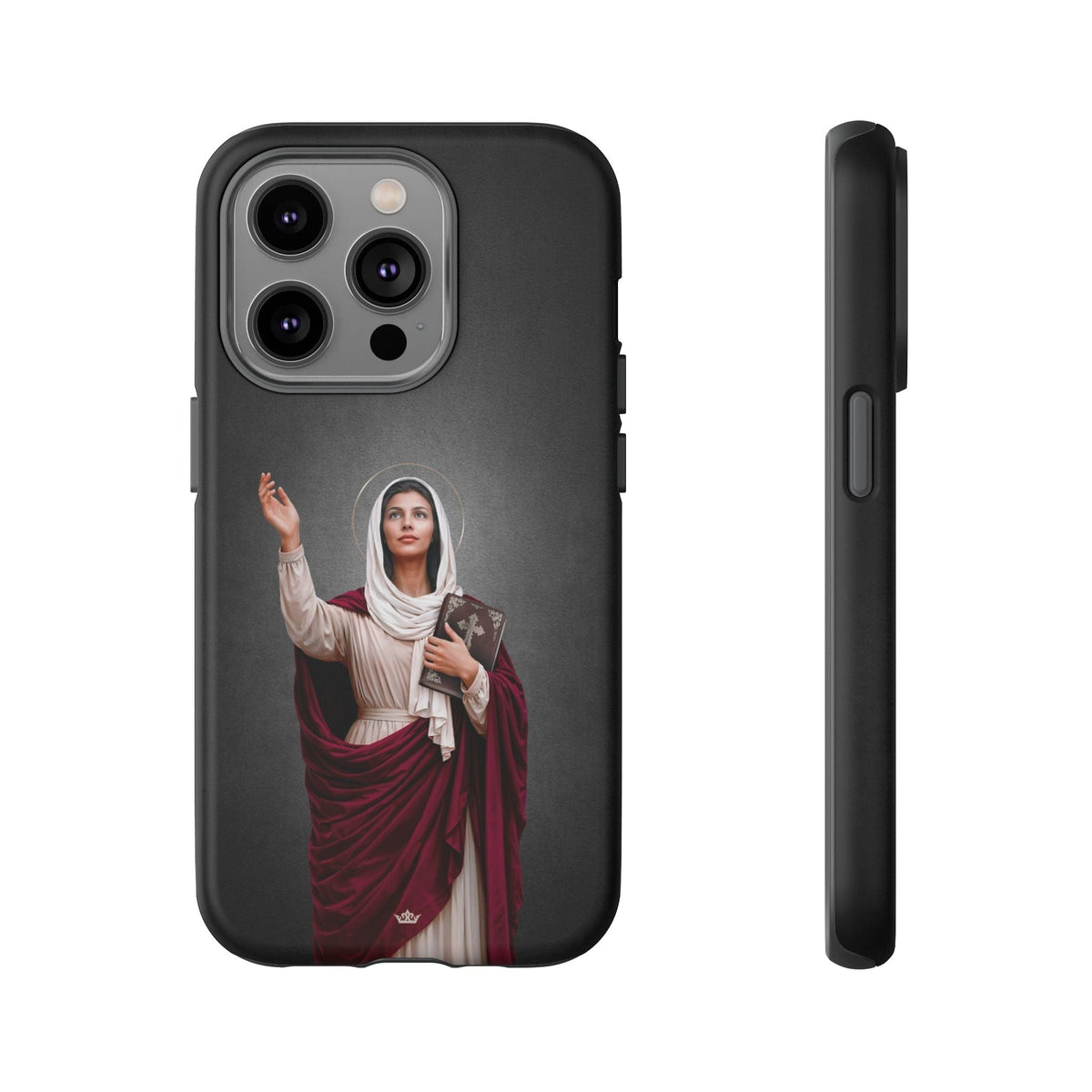 St. Monica Hard Phone Case (Dark) Copyright VENXARA