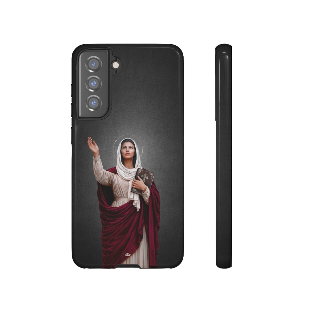 St. Monica Hard Phone Case (Dark) Copyright VENXARA