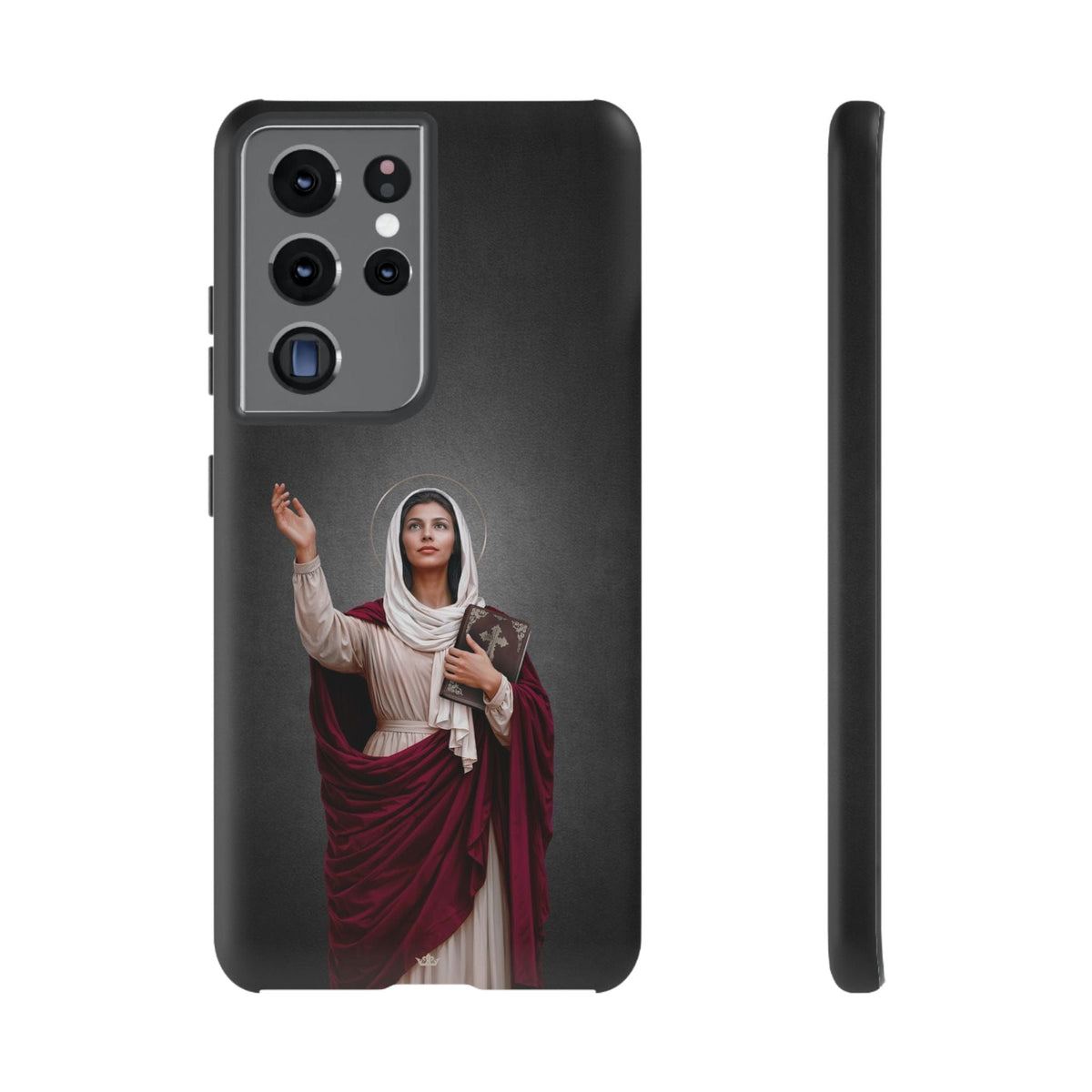 St. Monica Hard Phone Case (Dark) Copyright VENXARA