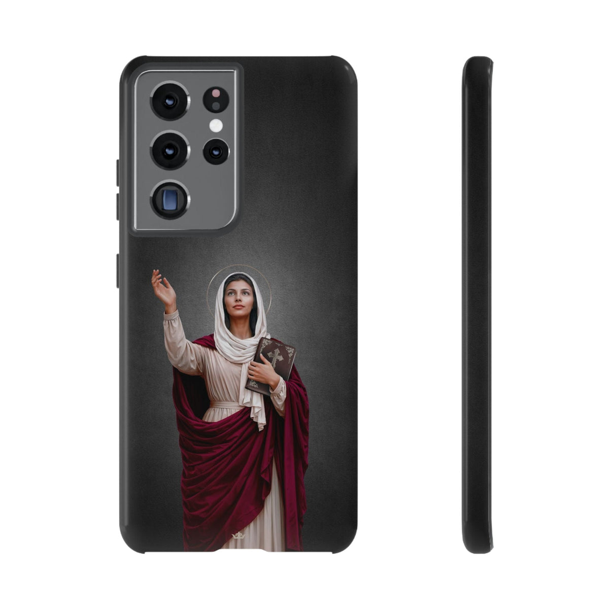 St. Monica Hard Phone Case (Dark) Copyright VENXARA