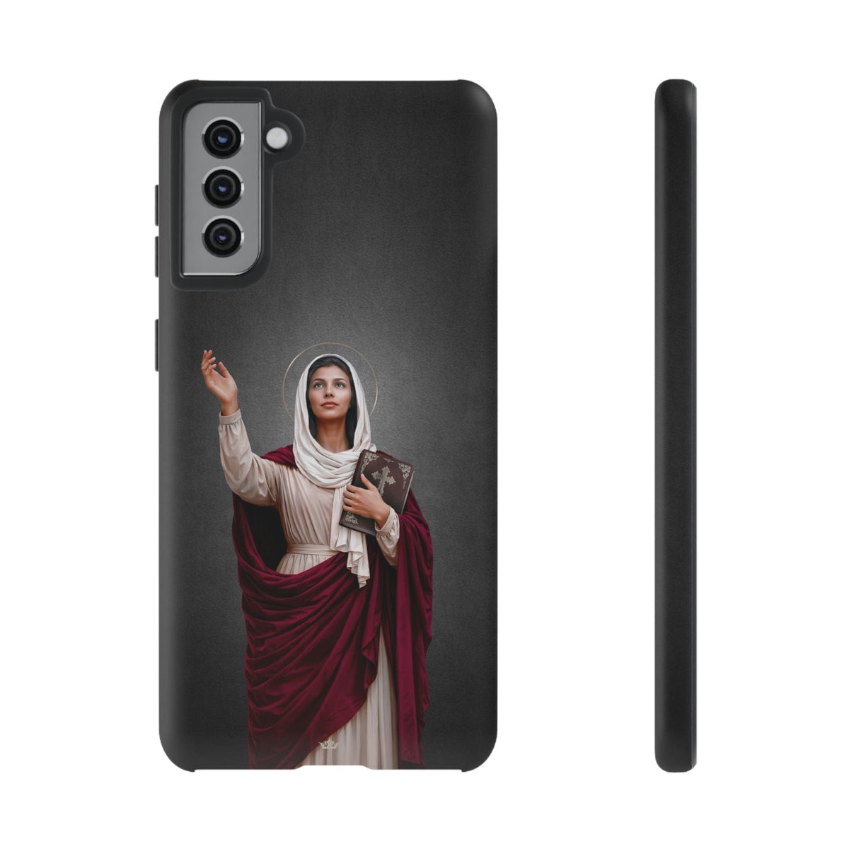 St. Monica Hard Phone Case (Dark) Copyright VENXARA