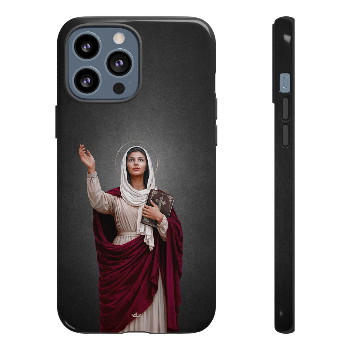 St. Monica Hard Phone Case (Dark) Copyright VENXARA