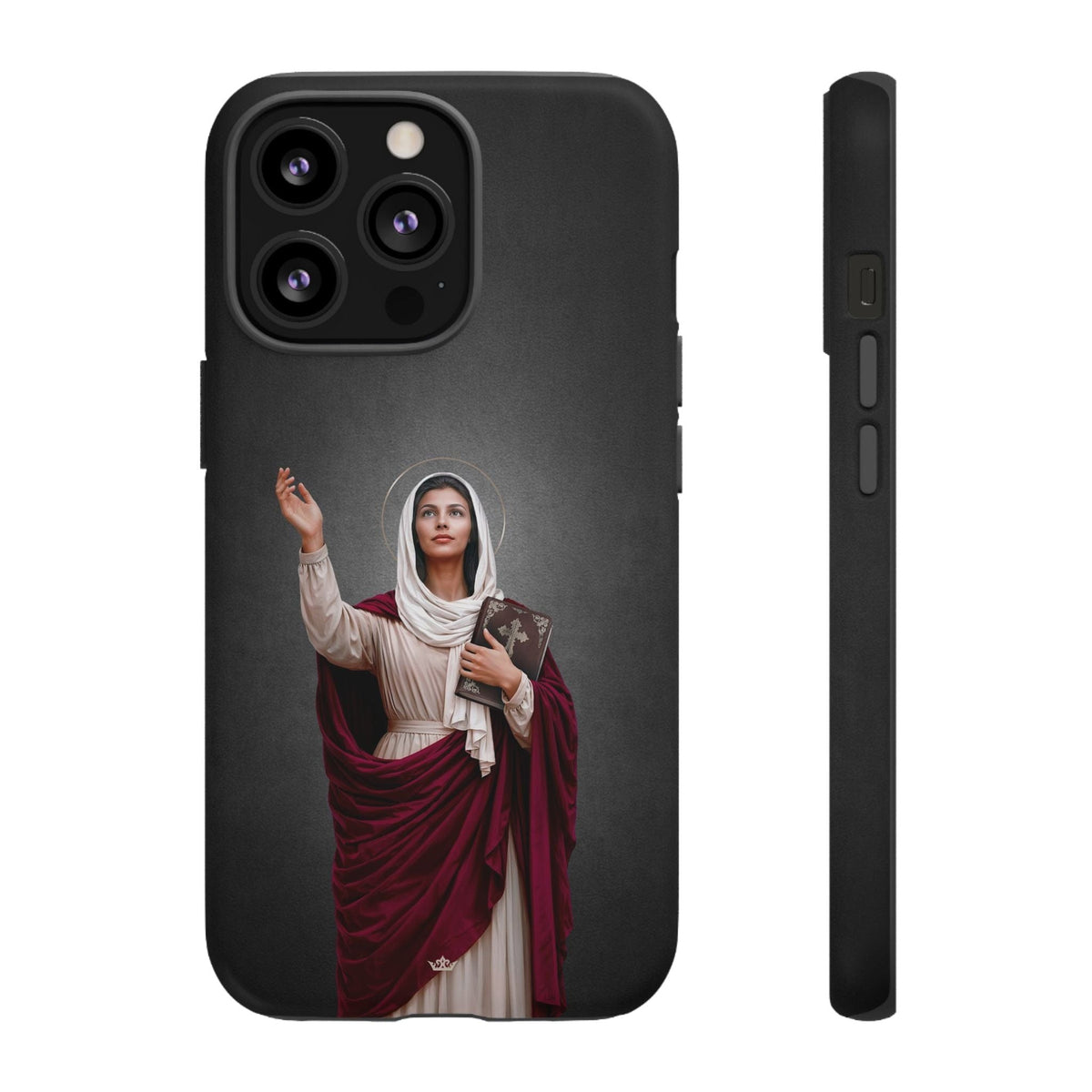 St. Monica Hard Phone Case (Dark) Copyright VENXARA