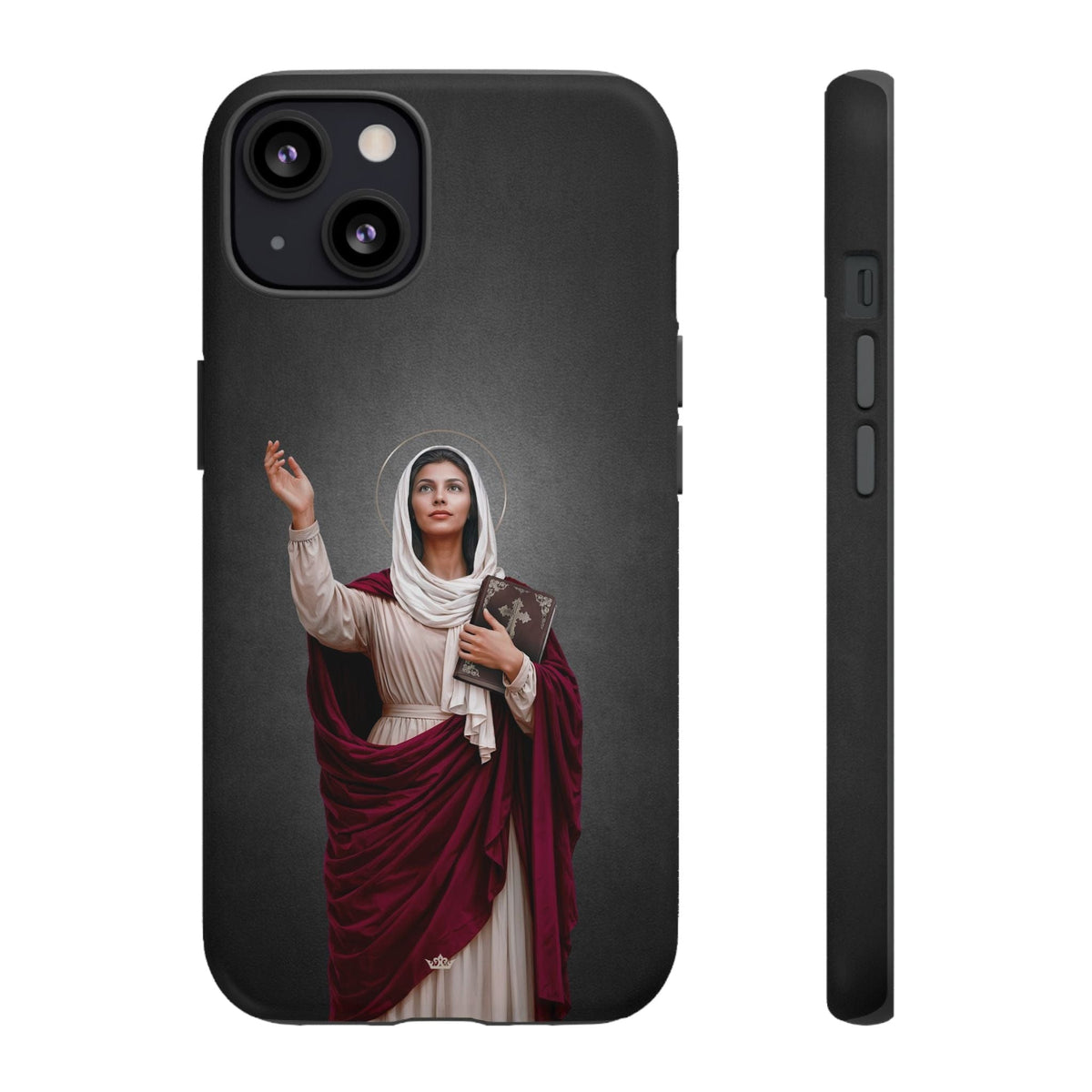 St. Monica Hard Phone Case (Dark) Copyright VENXARA