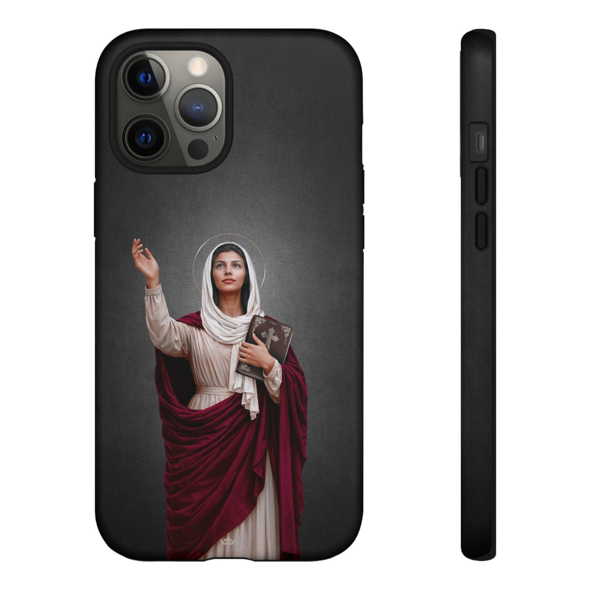 St. Monica Hard Phone Case (Dark) Copyright VENXARA